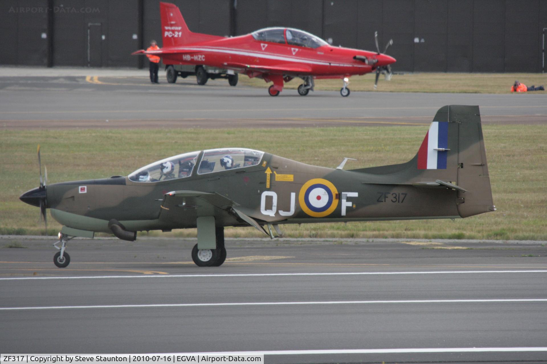 ZF317, Short S-312 Tucano T1 C/N S098/T69, Taken at the Royal International Air Tattoo 2010