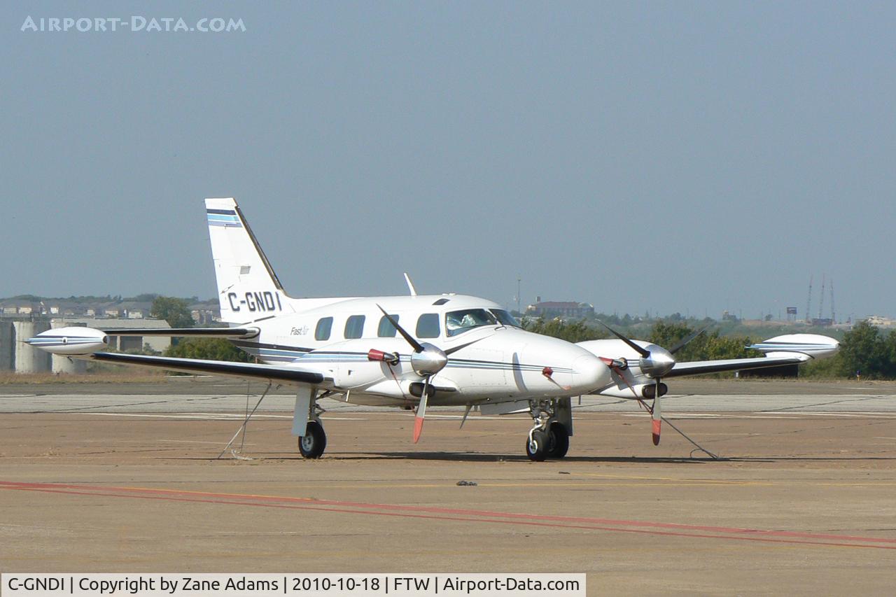 C-GNDI, 1976 Piper PA-31T Cheyenne II C/N 31T-7620036, At Meacham Field - Fort Worth, TX