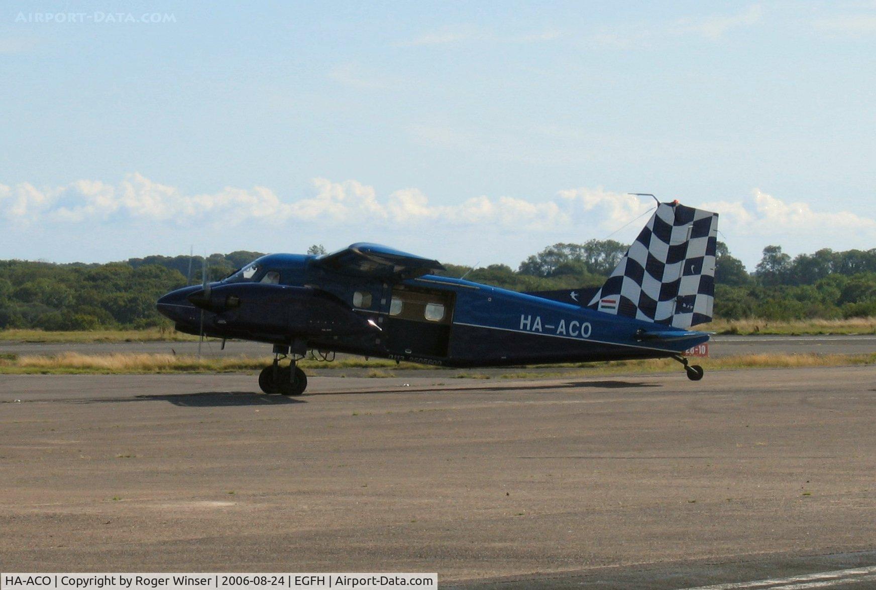 HA-ACO, Dornier Do-28D-2 Turbo Skyservant C/N 4335, Turbo Skyservant returning to the airport after droping skydivers from Swansea Skydive.