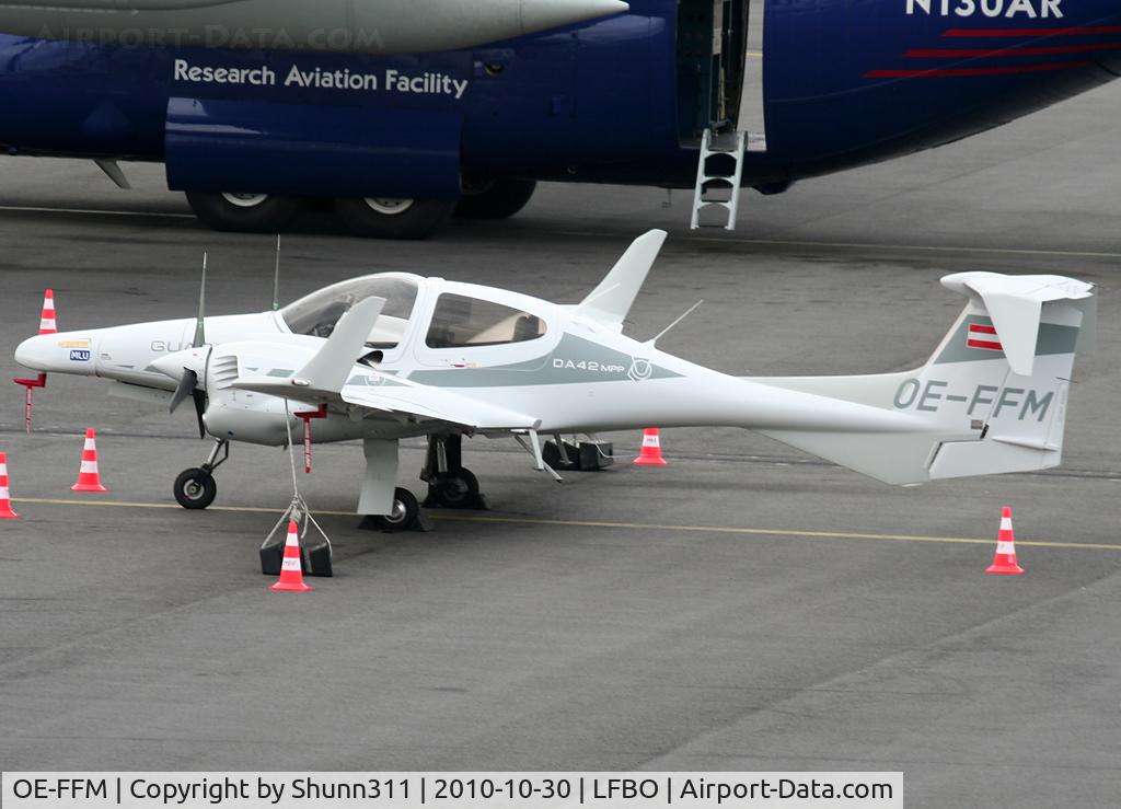 OE-FFM, Diamond DA-42M-NG Twin Star C/N 42.MN003, Parked at the old terminal... ICARE 2010 Convention