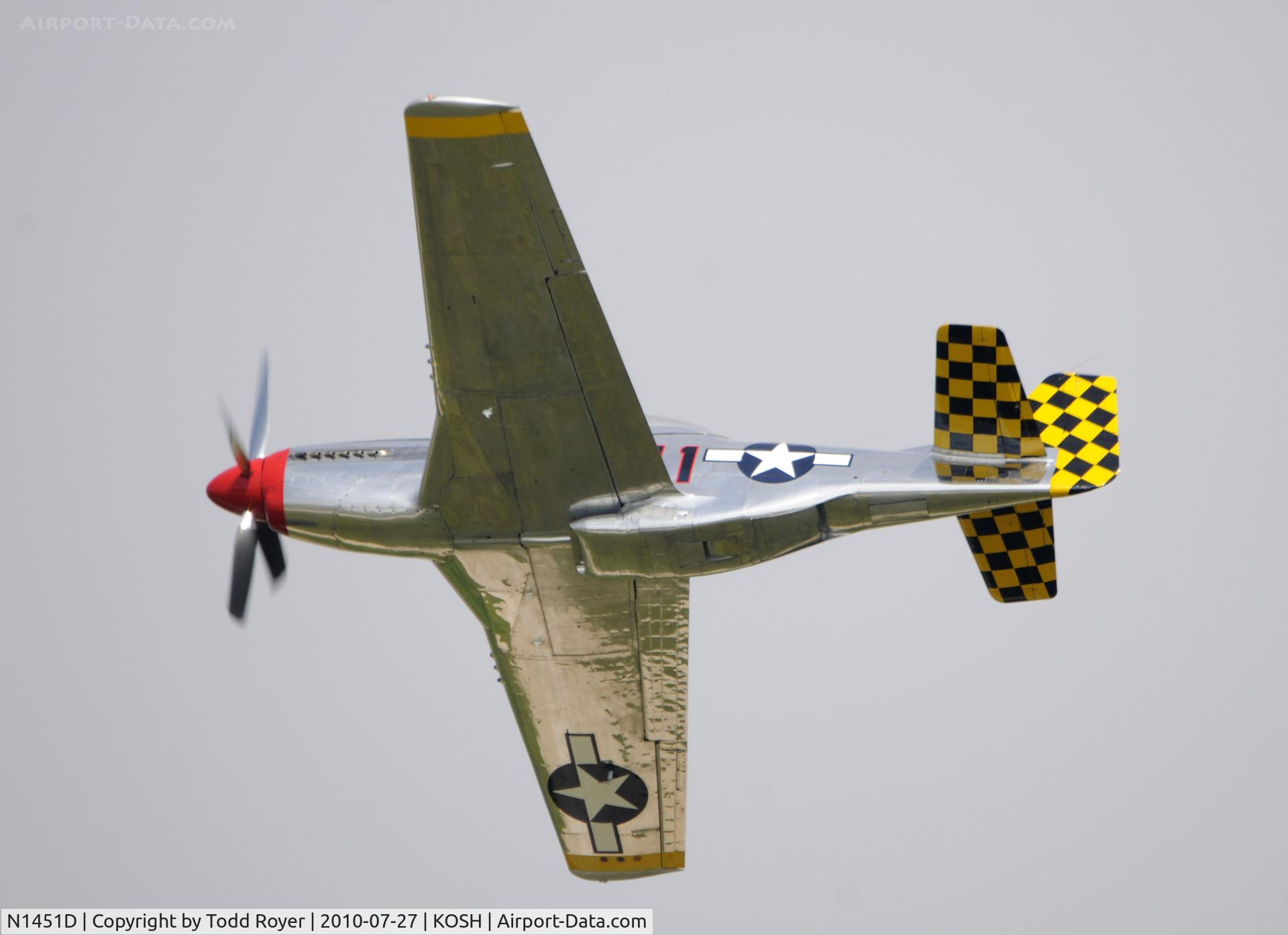 N1451D, 1944 North American P-51D Mustang C/N 44-74446A, EAA AIRVENTURE 2010