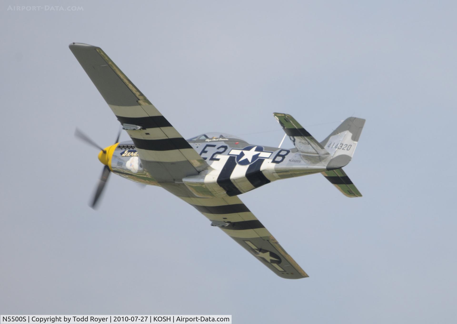 N5500S, 1944 North American F-51D Mustang C/N 44-63655, EAA AIRVENTURE 2010