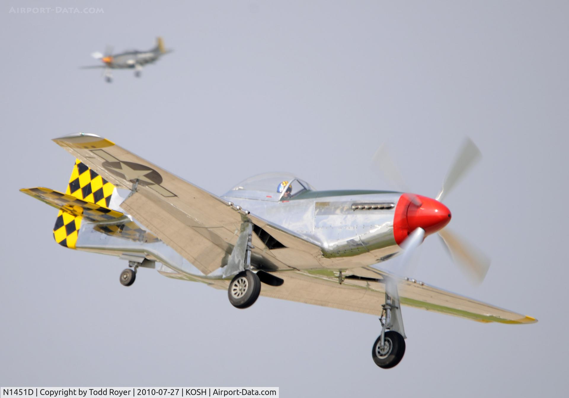 N1451D, 1944 North American P-51D Mustang C/N 44-74446A, EAA AIRVENTURE 2010
