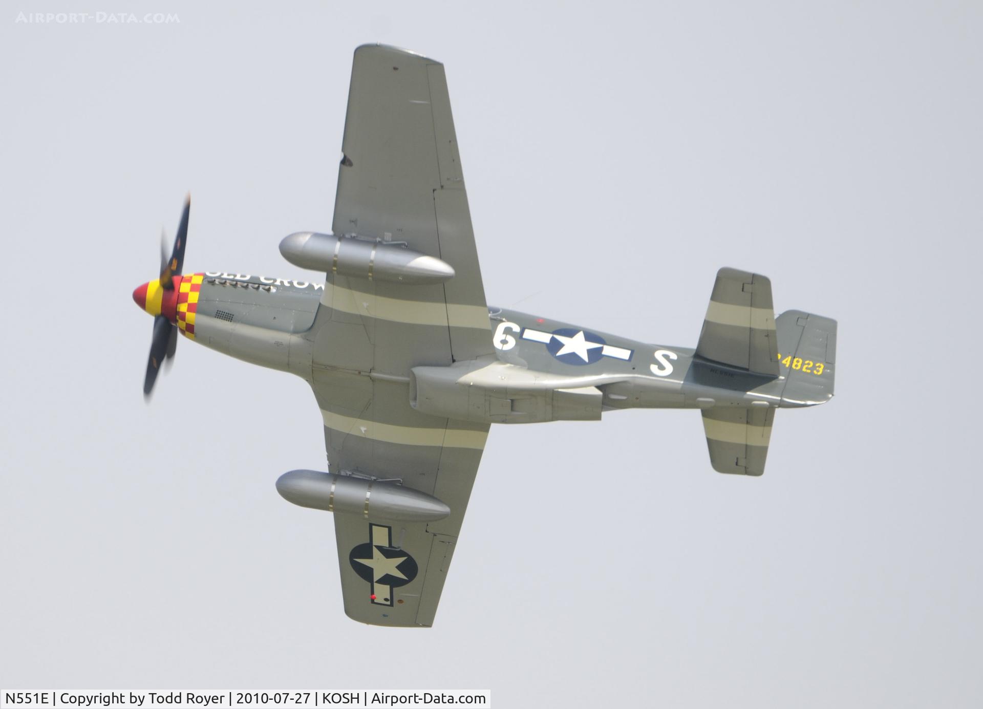 N551E, 1943 North American P-51B-1NA Mustang C/N 102-24700, EAA AIRVENTURE 2010
