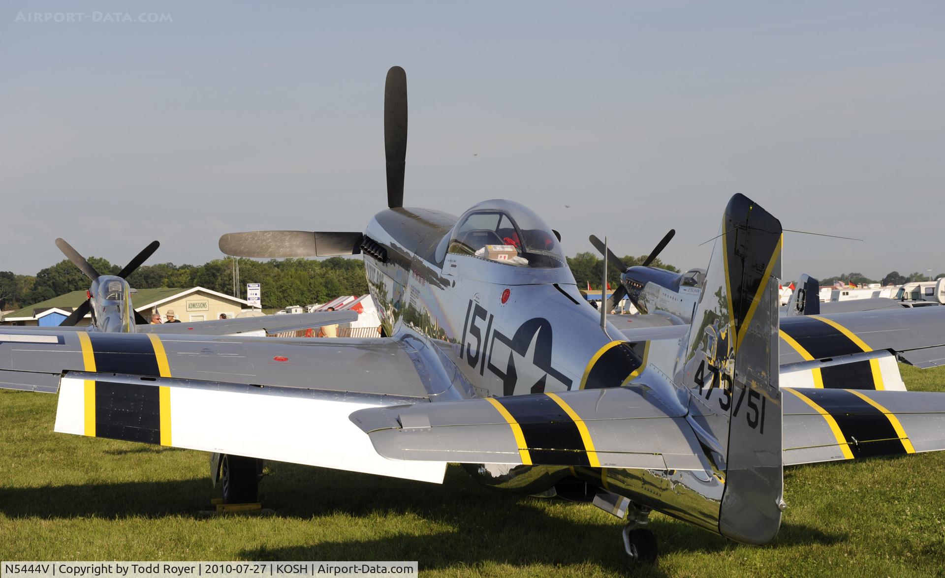 N5444V, 1944 North American F-51D-25-NA Mustang C/N 122-40291, EAA AIRVENTURE 2010