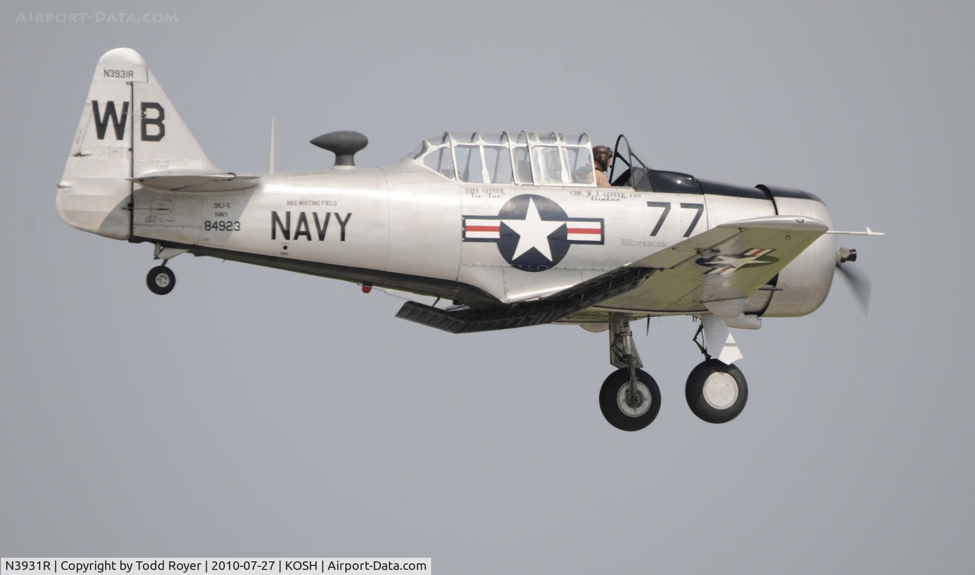 N3931R, North American AT-6B Texan C/N 84-923, EAA AIRVENTURE 2010