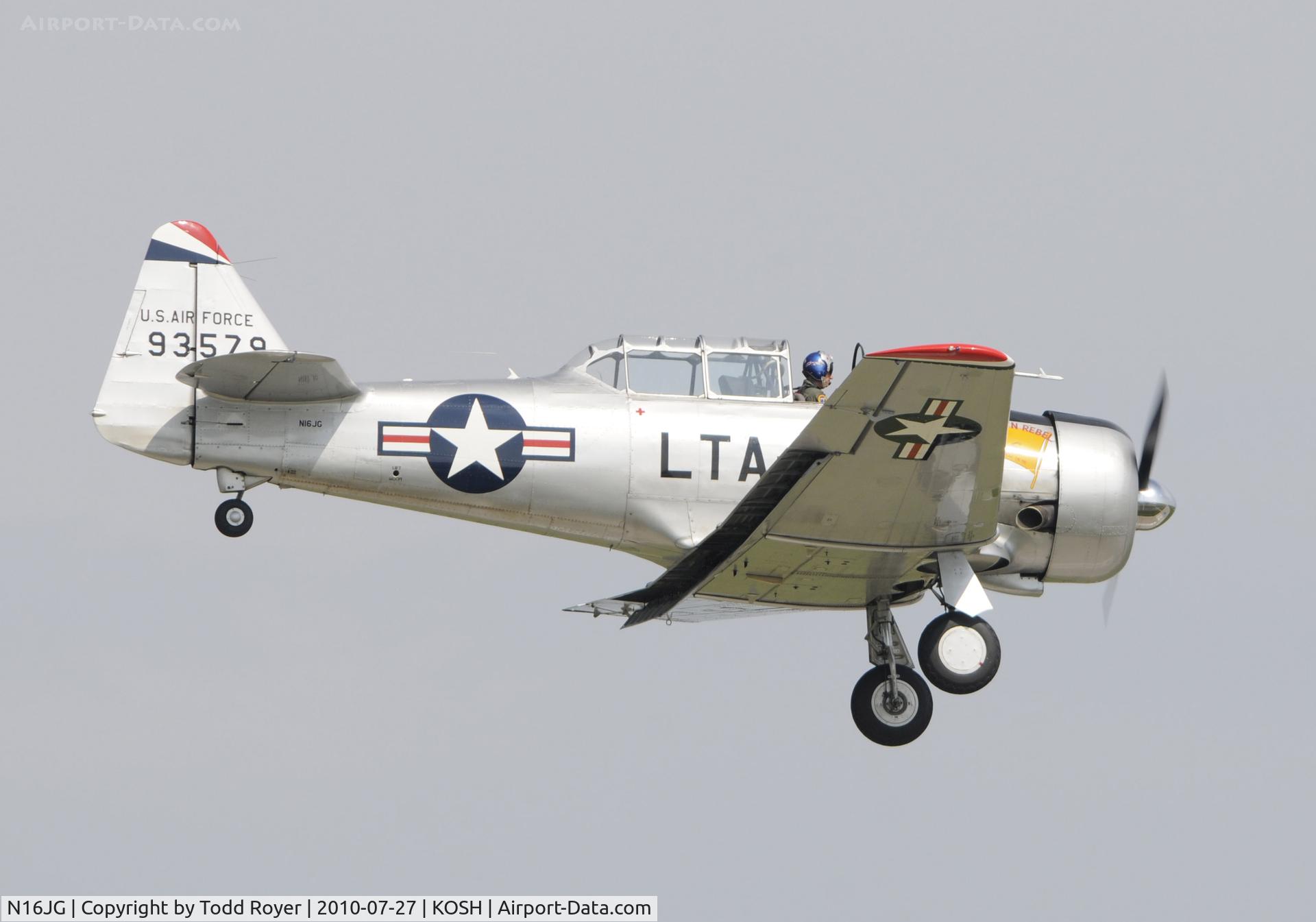 N16JG, 1942 North American AT-6C Texan C/N 88-11731, EAA AIRVENTURE 2010