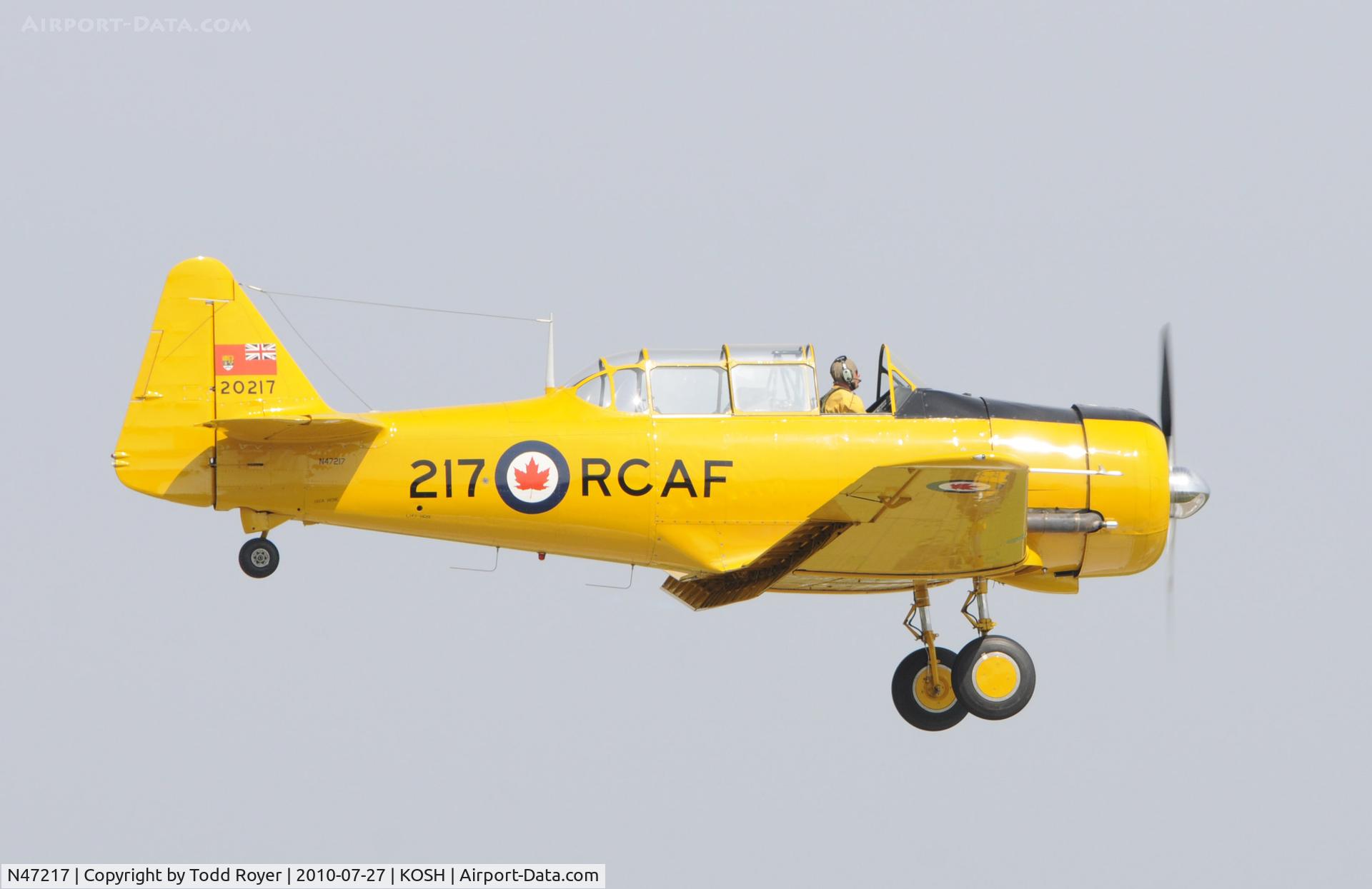 N47217, 1951 Canadian Car & Foundry Harvard MK IV C/N CCF4-8, EAA AIRVENTURE 2010
