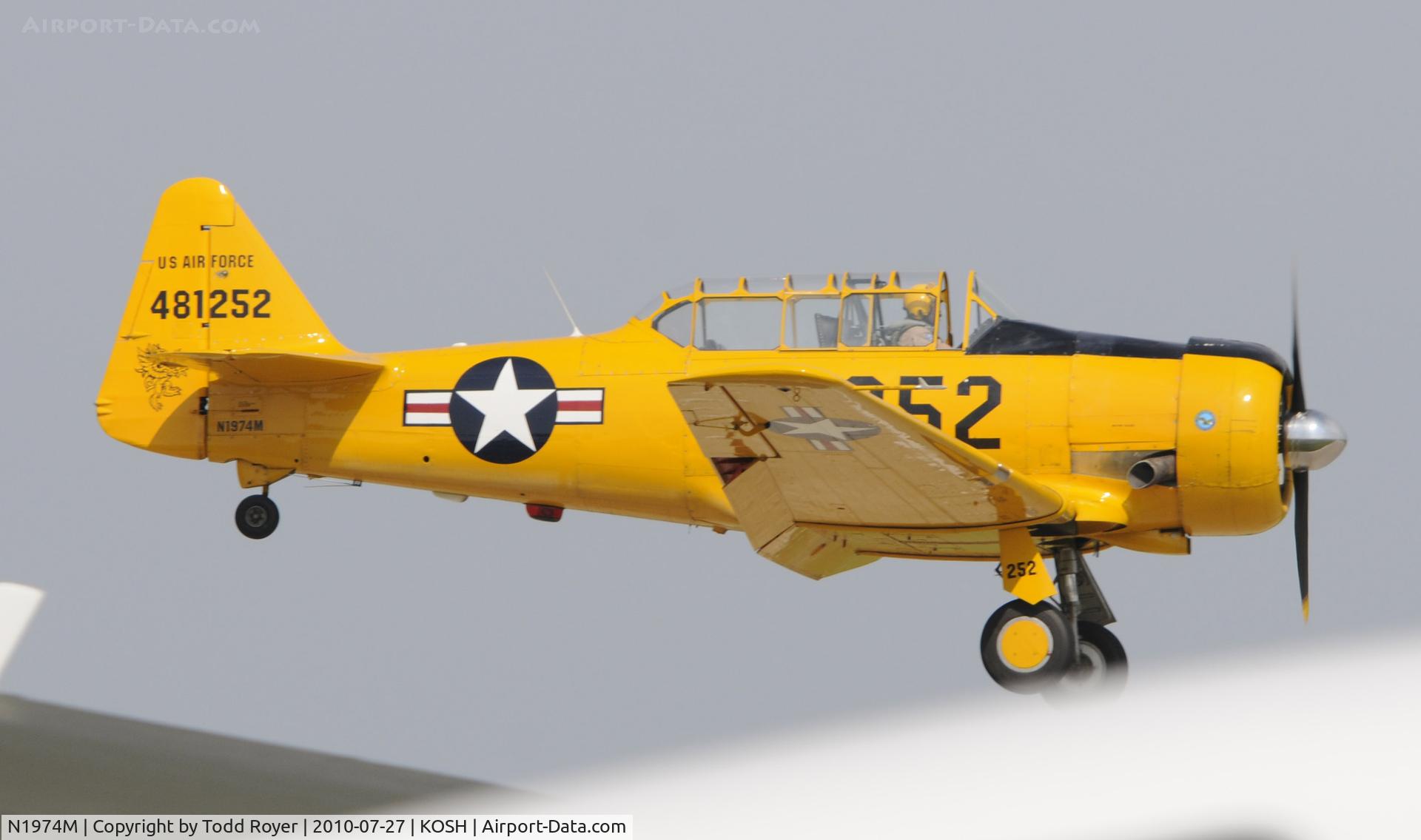 N1974M, North American AT-6D C/N 44-81252, EAA AIRVENTURE 2010