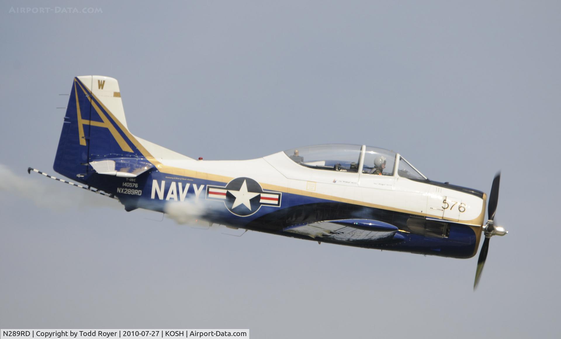 N289RD, 1956 North American T-28C Trojan C/N 226-153, EAA AIRVENTURE 2010