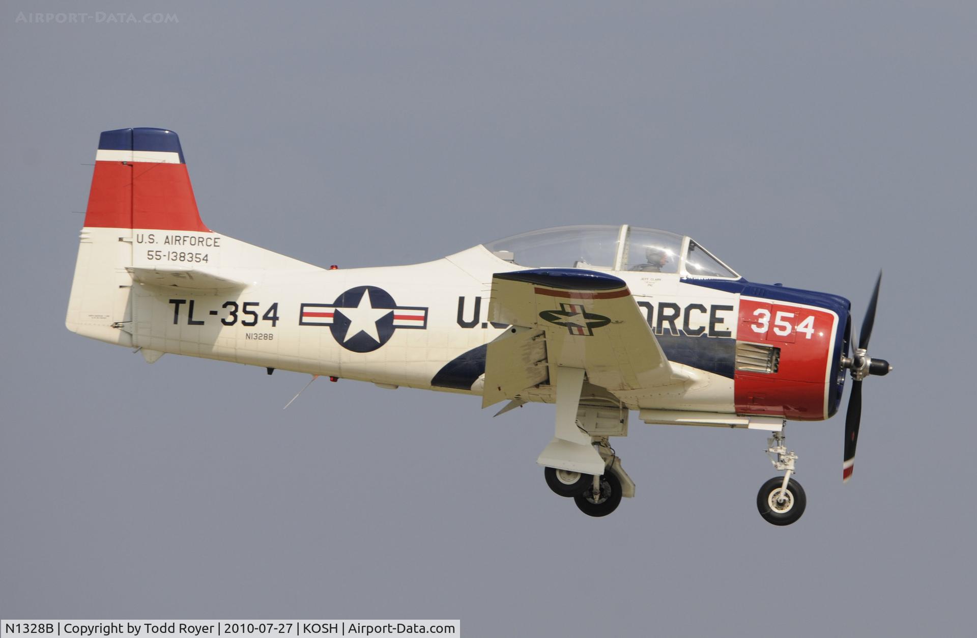 N1328B, 1955 North American T-28B Trojan C/N 200-425, EAA AIRVENTURE 2010