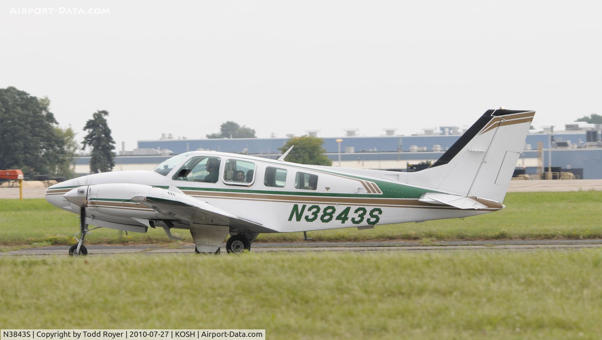 N3843S, 1981 Beech 58TC Baron C/N TK-139, EAA AIRVENTURE 2010