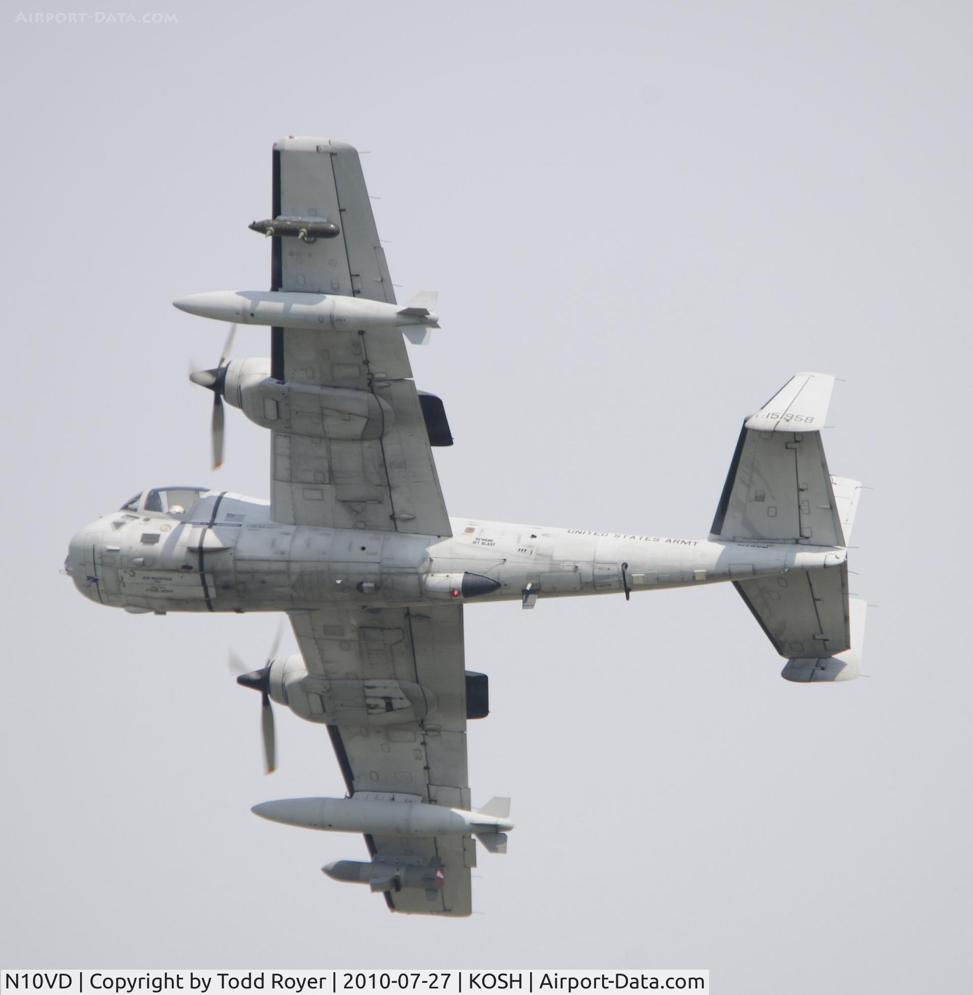 N10VD, 1968 Grumman OV-1D Mohawk C/N 162C, EAA AIRVENTURE 2010