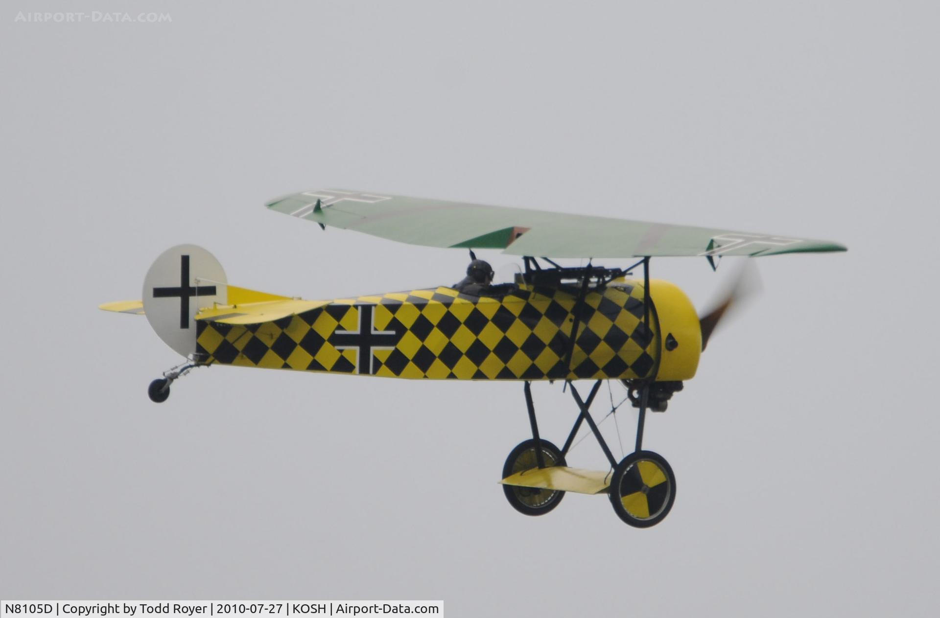 N8105D, 2008 Fokker D-VIII Replica C/N 2790, EAA AIRVENTURE 2010