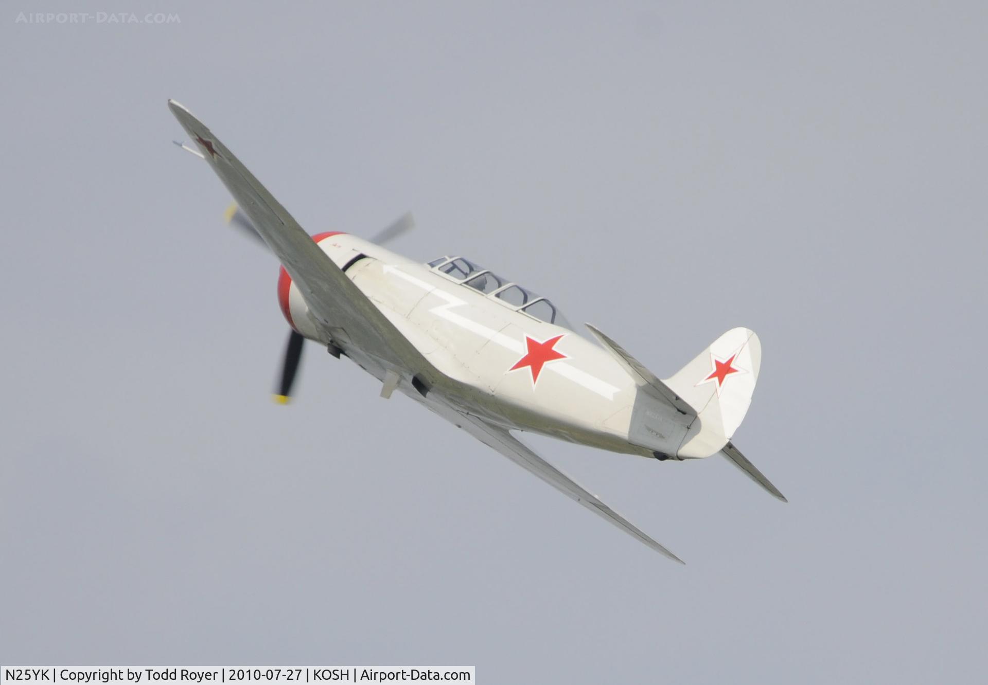 N25YK, 1955 Yakovlev Yak-11 C/N 25 III/25, EAA AIRVENTURE 2010