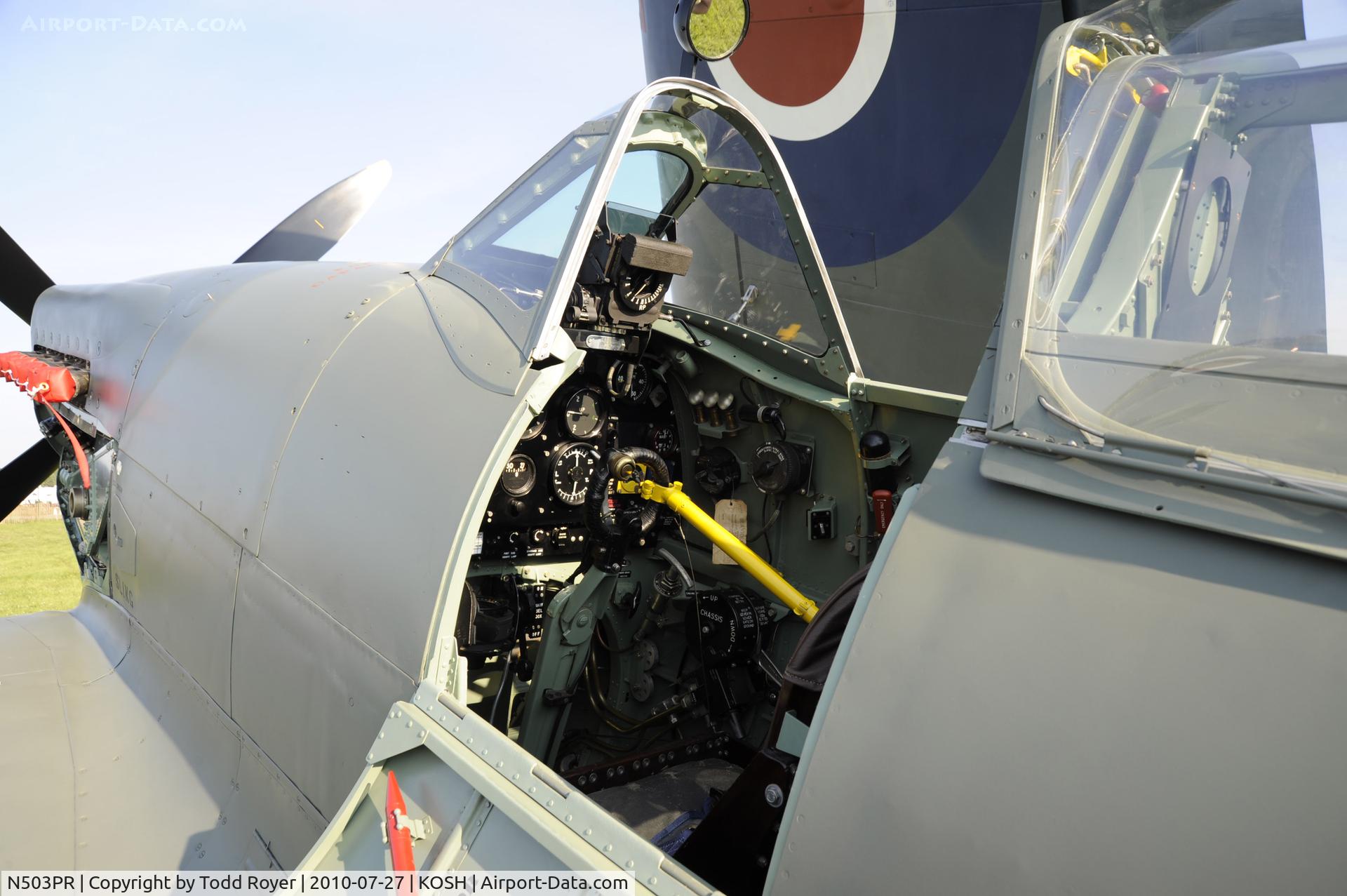 N503PR, 1945 Supermarine Seafire FXVc C/N COA.30621, EAA AIRVENTURE 2010