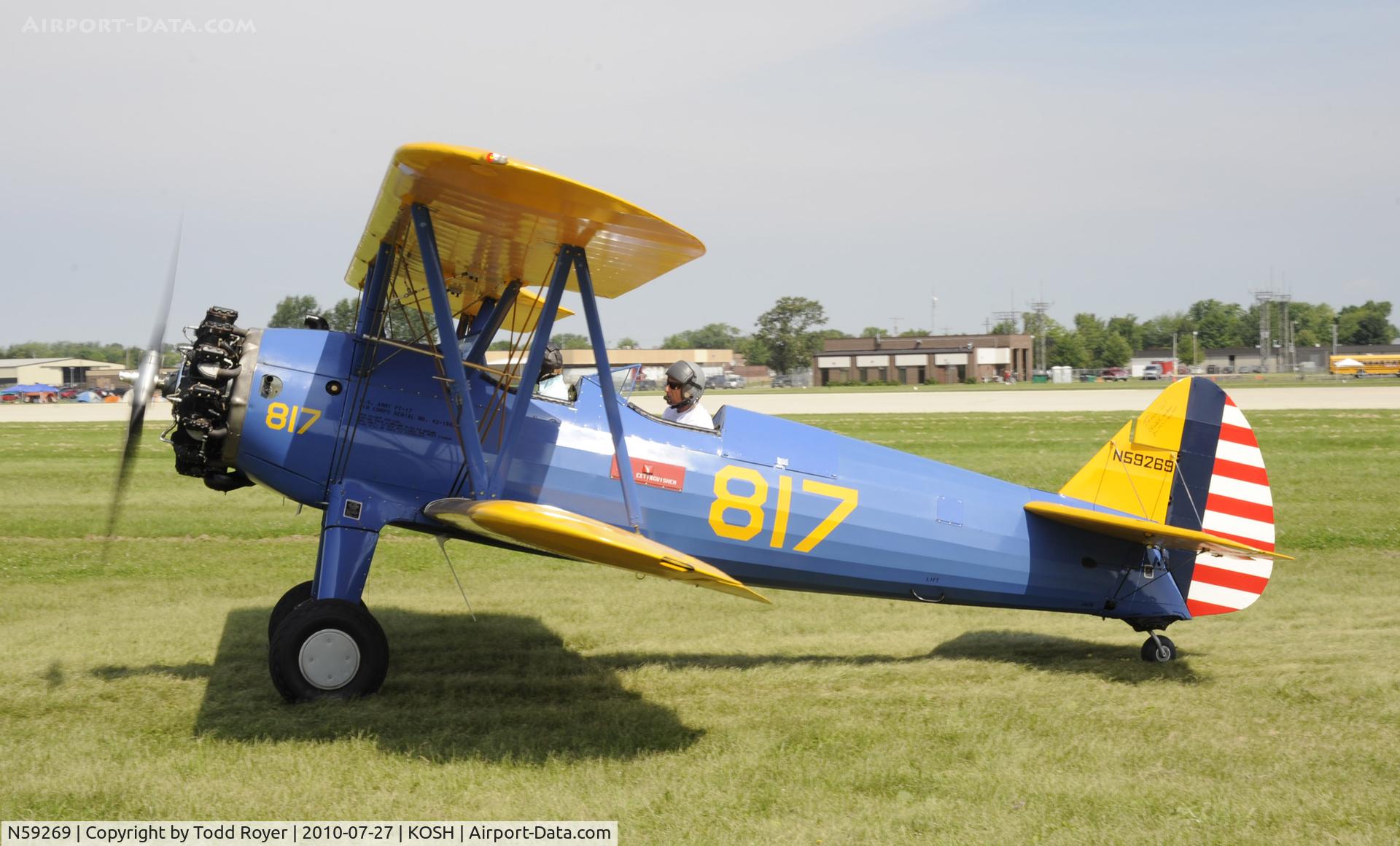N59269, Boeing A75L3 C/N 75-3867, EAA AIRVENTURE 2010