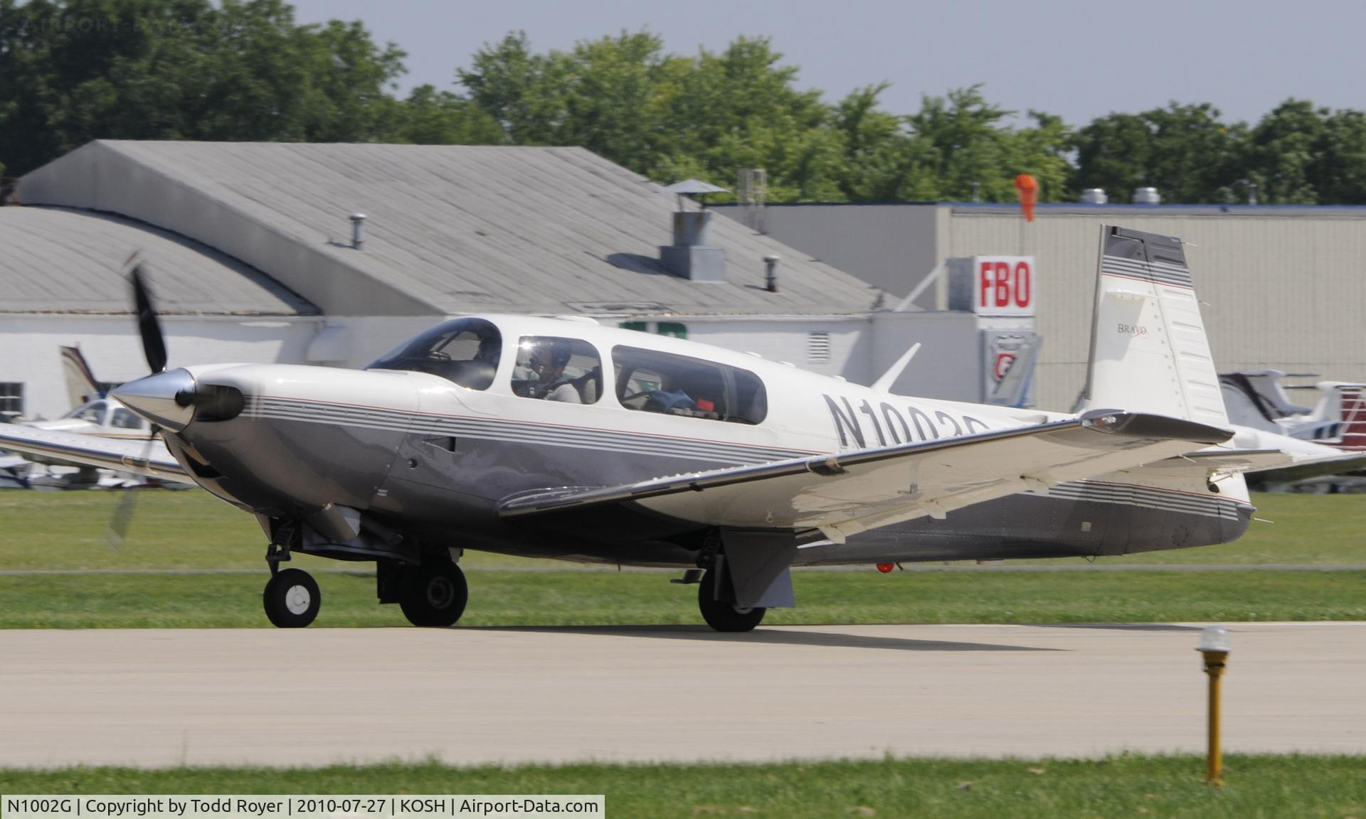 N1002G, 2000 Mooney M20M Bravo C/N 27-0295, EAA AIRVENTURE 2010