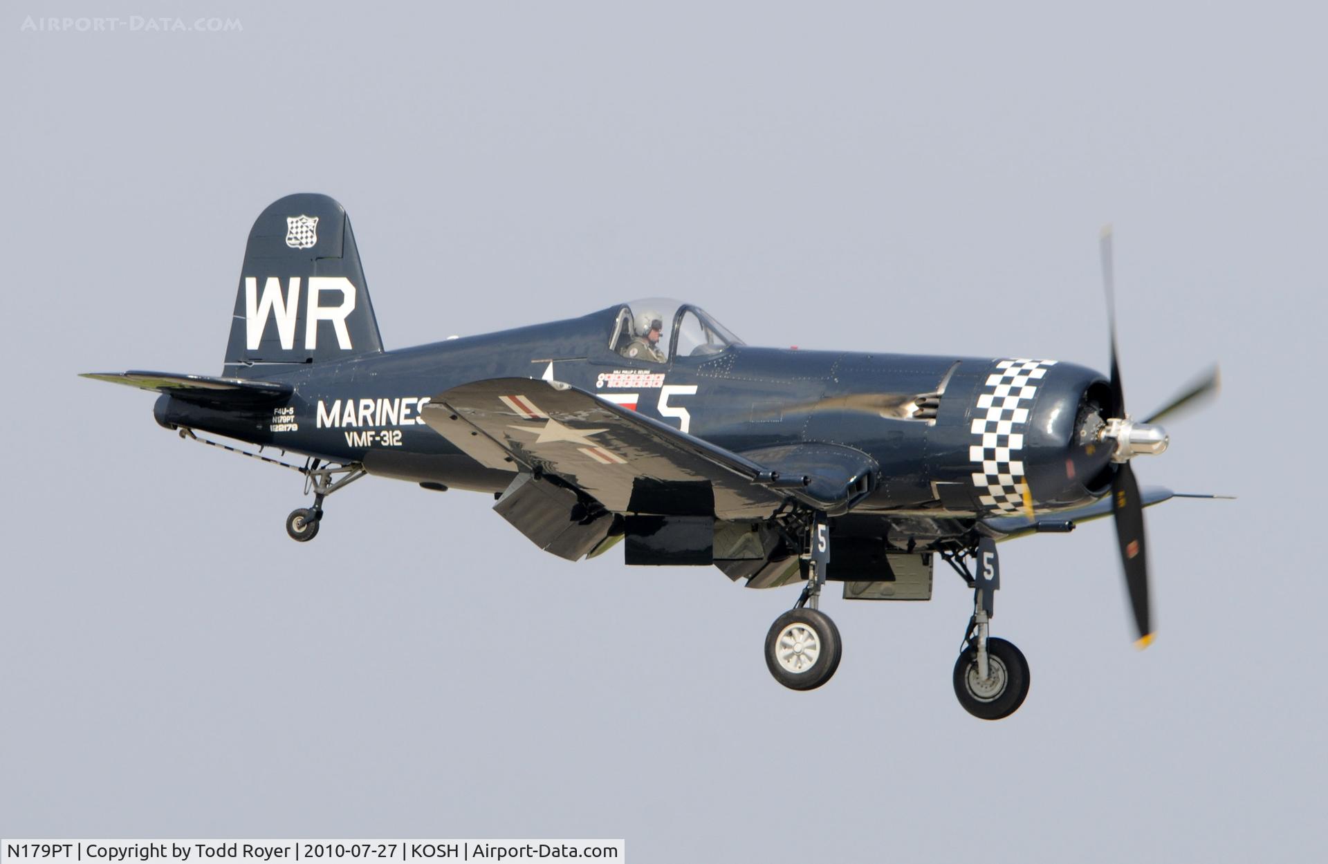 N179PT, 1948 Vought F4U-5 Corsair C/N Not found (Bu122179), EAA AIRVENTURE 2010