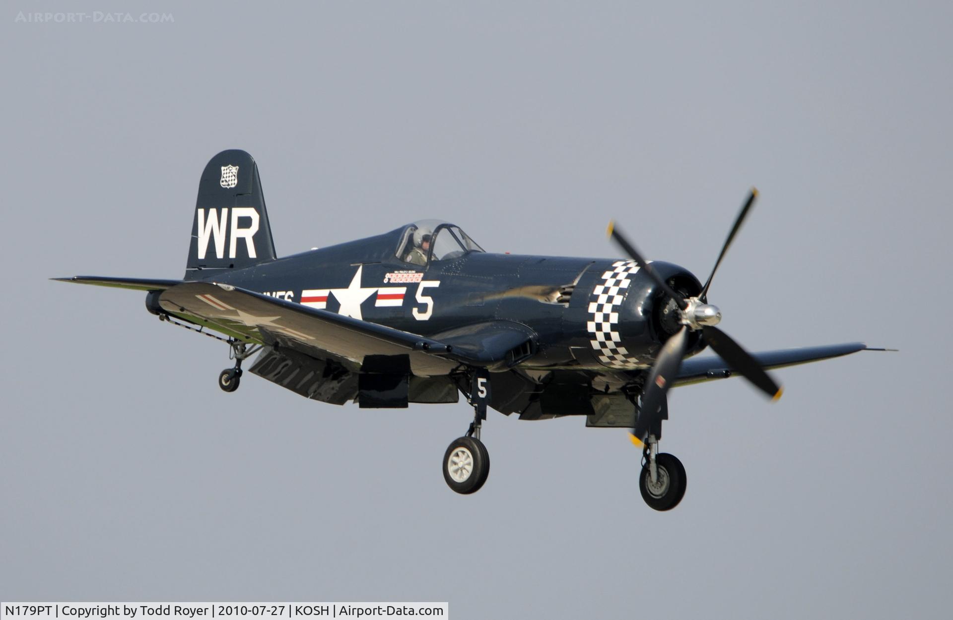 N179PT, 1948 Vought F4U-5 Corsair C/N Not found (Bu122179), EAA AIRVENTURE 2010