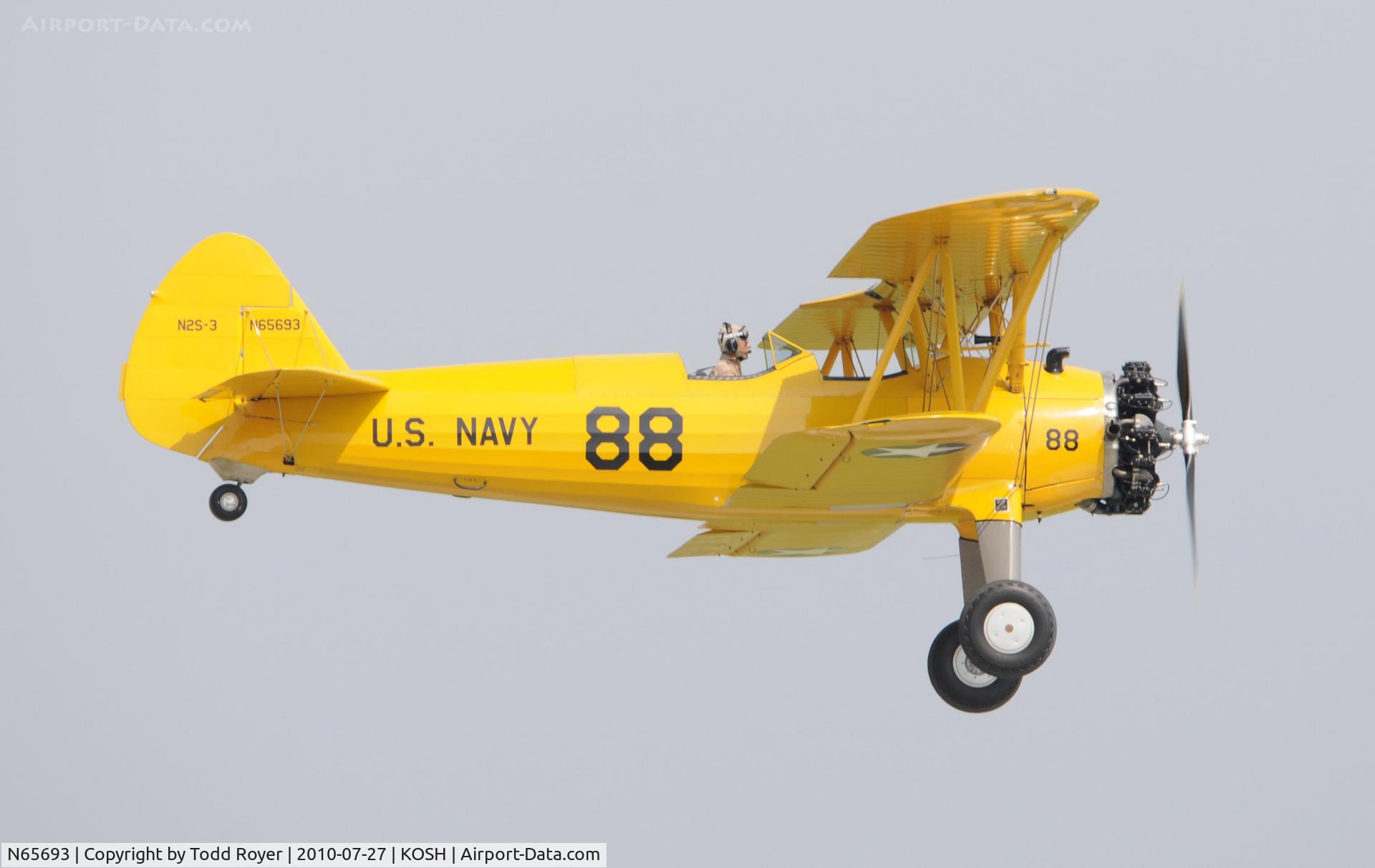 N65693, 1942 Boeing B75N1 C/N 75-6966, EAA AIRVENTURE 2010