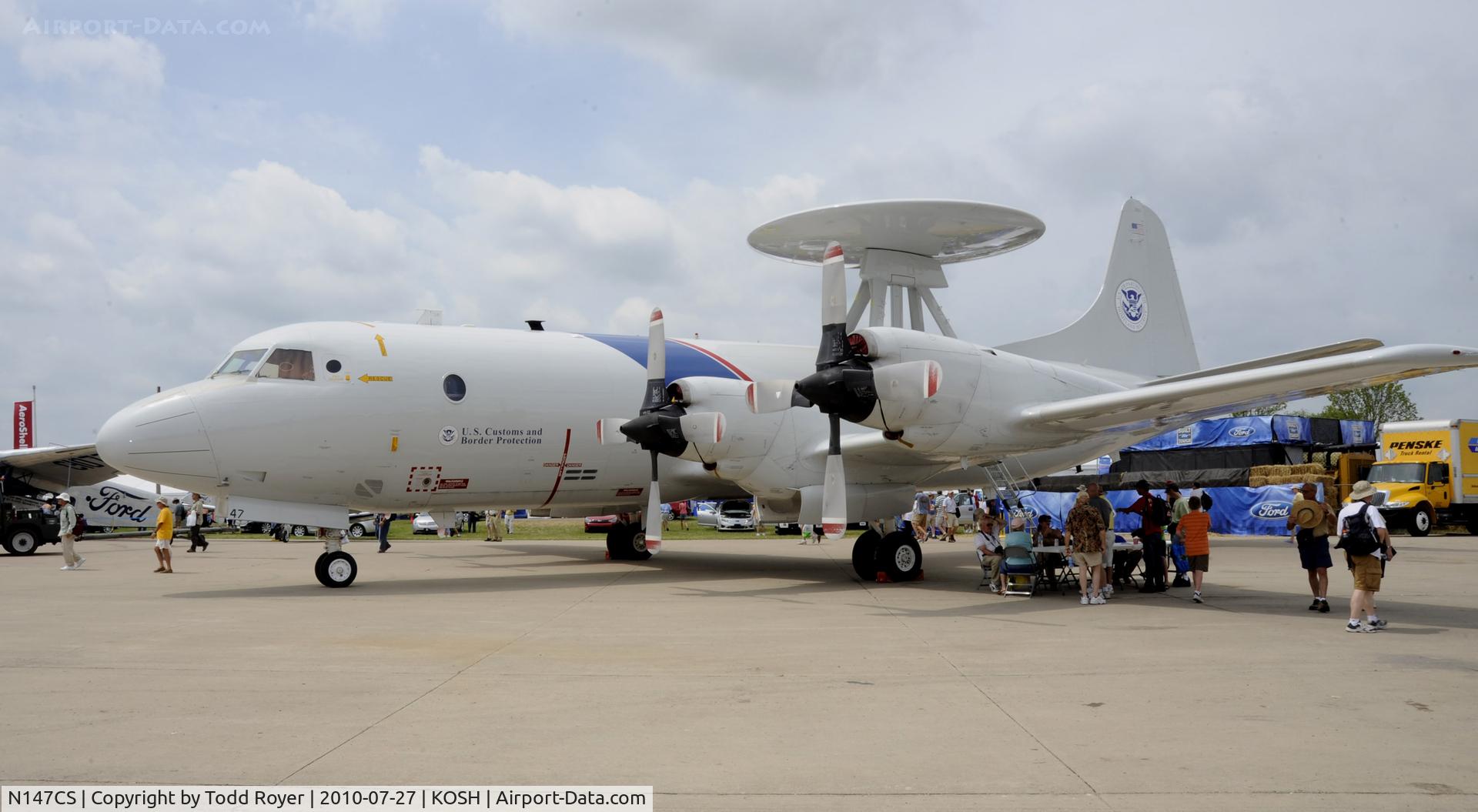 N147CS, Lockheed P-3 AEW&C C/N 185-5162, EAA AIRVENTURE 2010