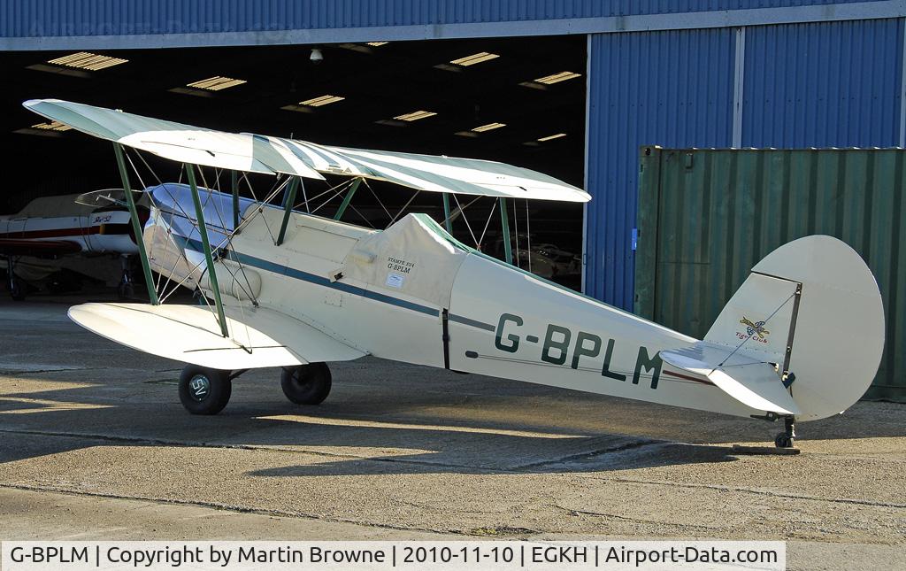G-BPLM, 1948 Stampe-Vertongen SV-4C C/N 1004, SHOT AT HEADCORN