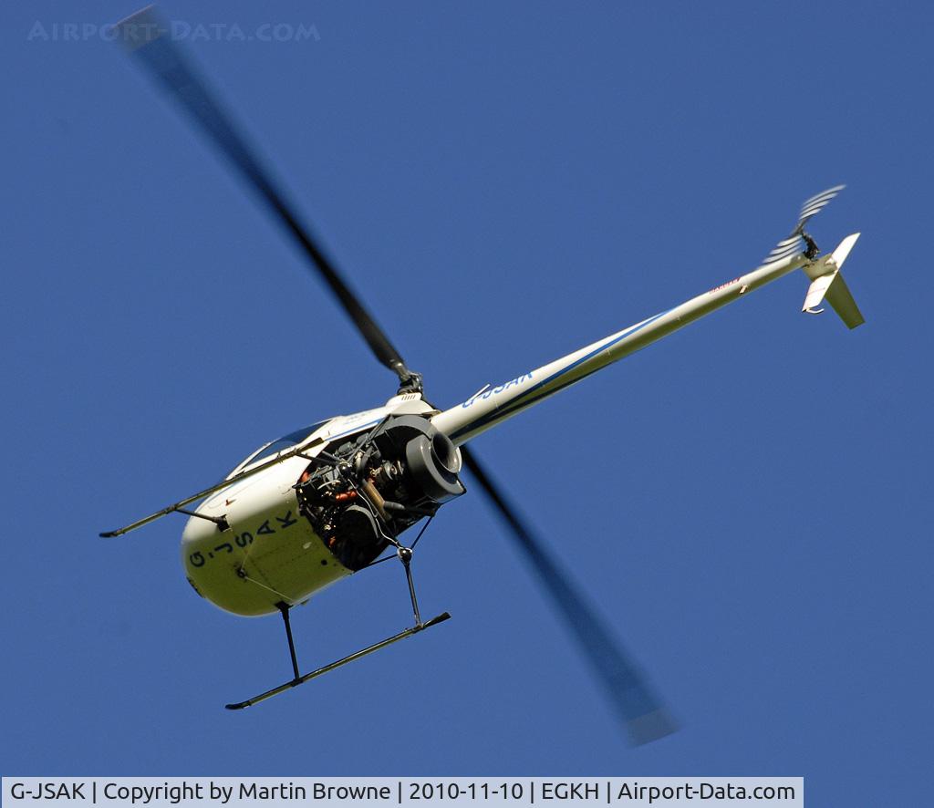 G-JSAK, 1999 Robinson R22 Beta C/N 2959, SHOT AT HEADCORN