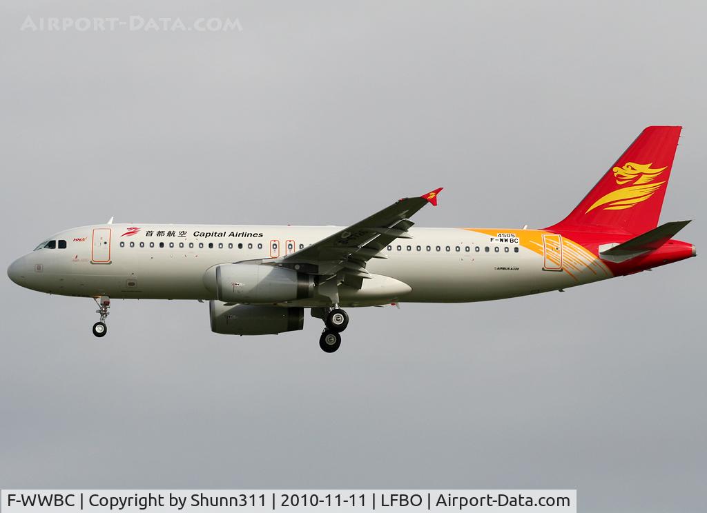 F-WWBC, 2010 Airbus A320-232 C/N 4505, C/n 4505 - To be B-6726