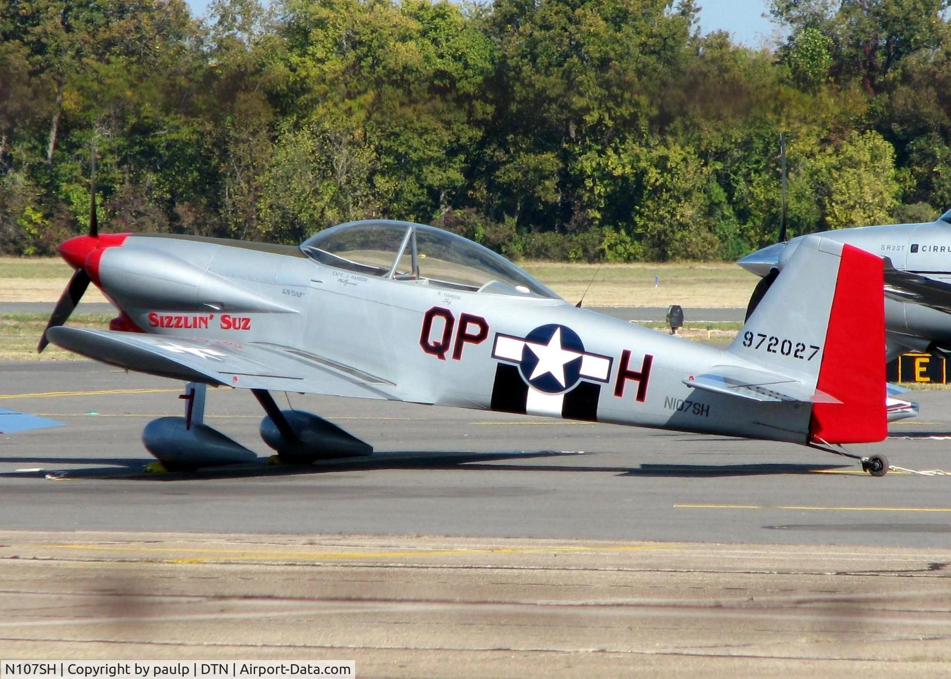 N107SH, 1997 Vans RV-4 C/N 2027, At Downtown Shreveport.