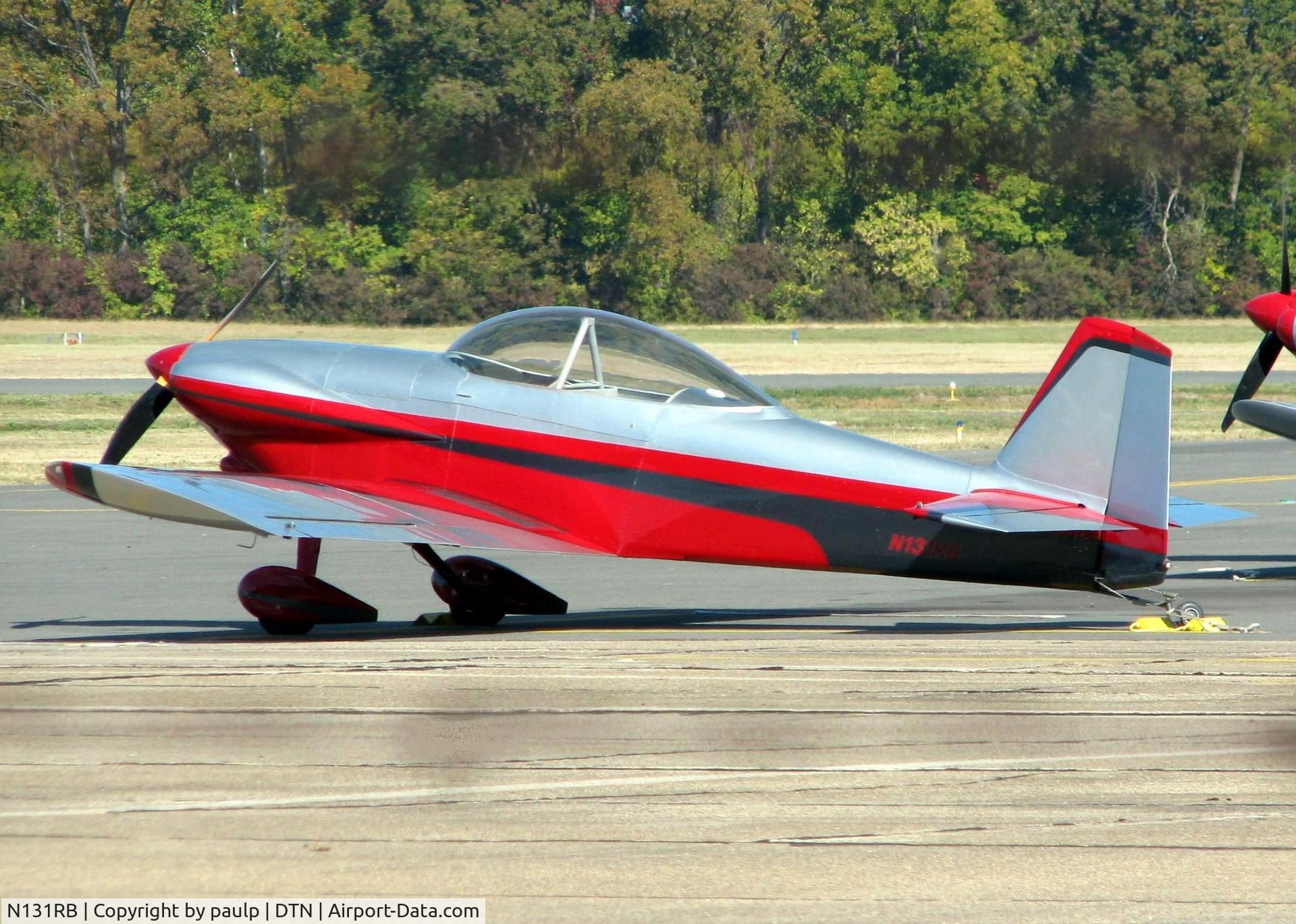 N131RB, Vans RV-4 C/N 2190, At Downtown Shreveport.