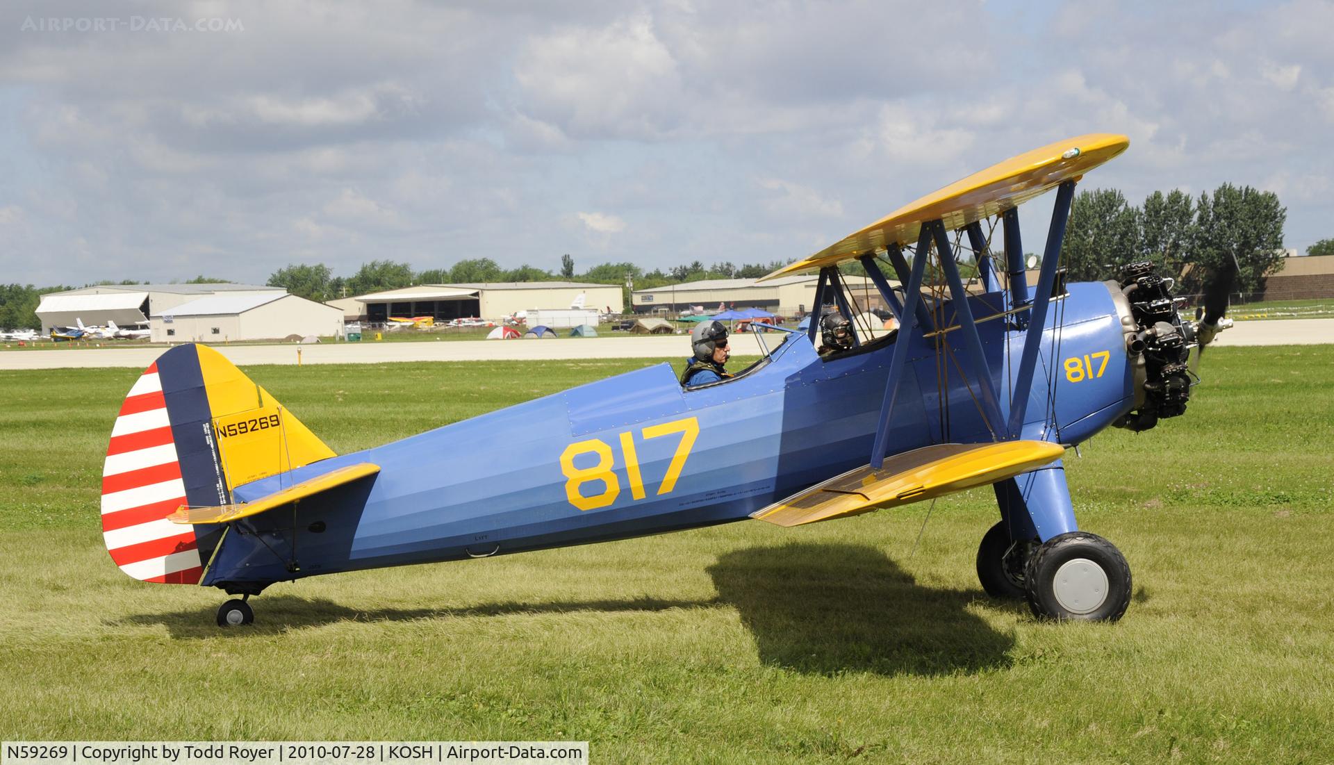 N59269, Boeing A75L3 C/N 75-3867, EAA AIRVENTURE 2010