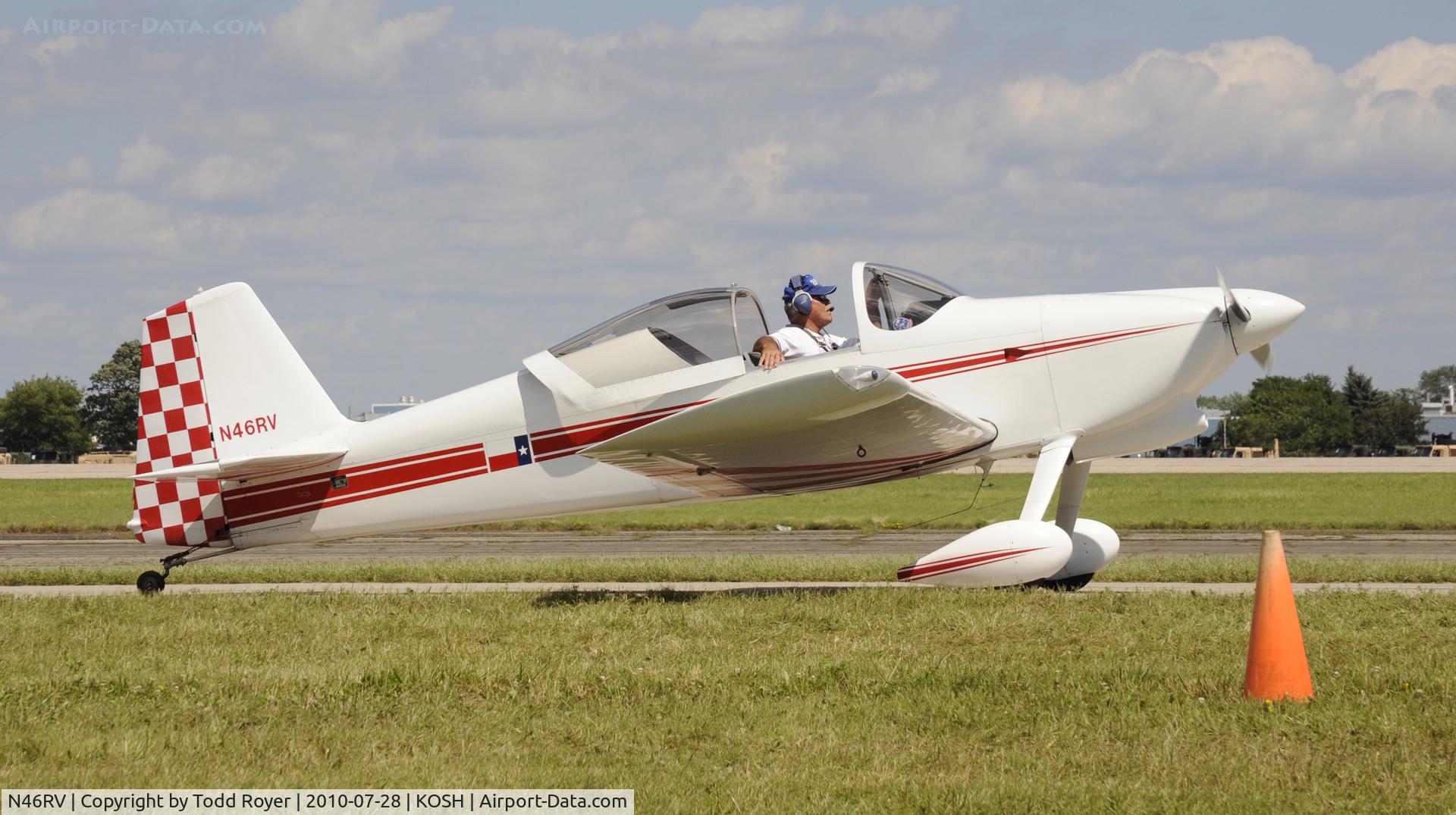 N46RV, 1996 Vans RV-6 C/N 20483, EAA AIRVENTURE 2010