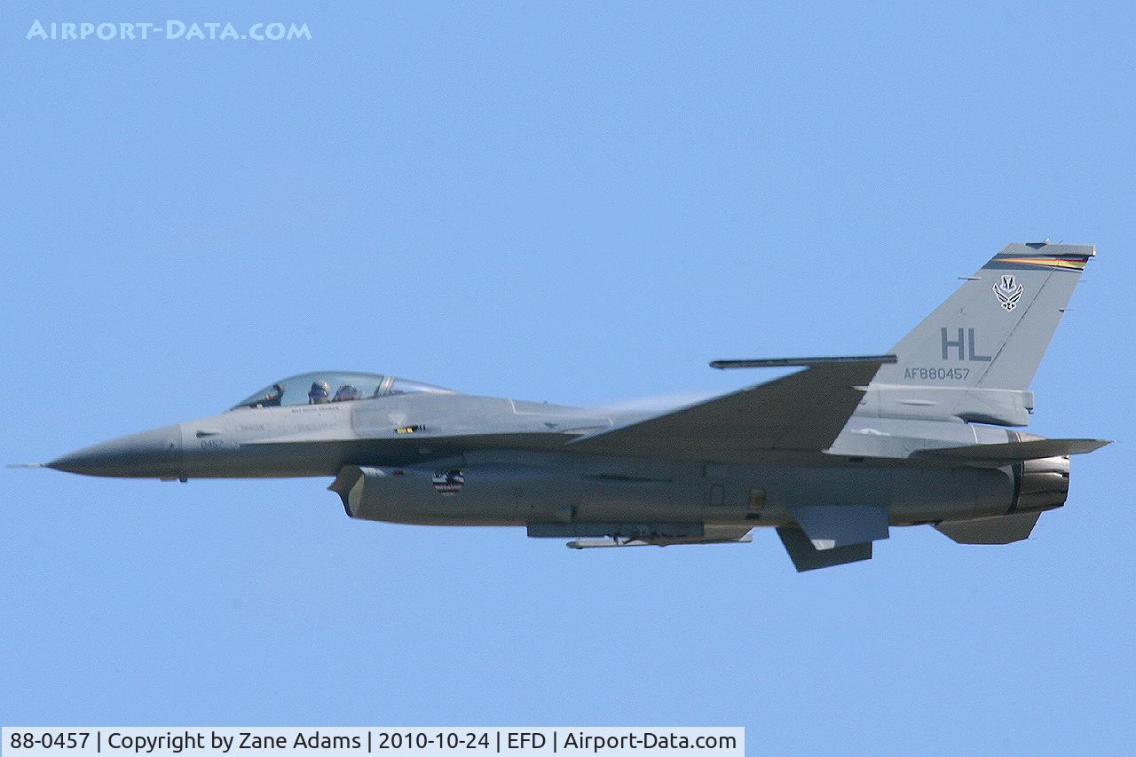 88-0457, 1988 General Dynamics F-16CG Night Falcon C/N 1C-59, Viper West Demo - At the 2010 Wings Over Houston Airshow