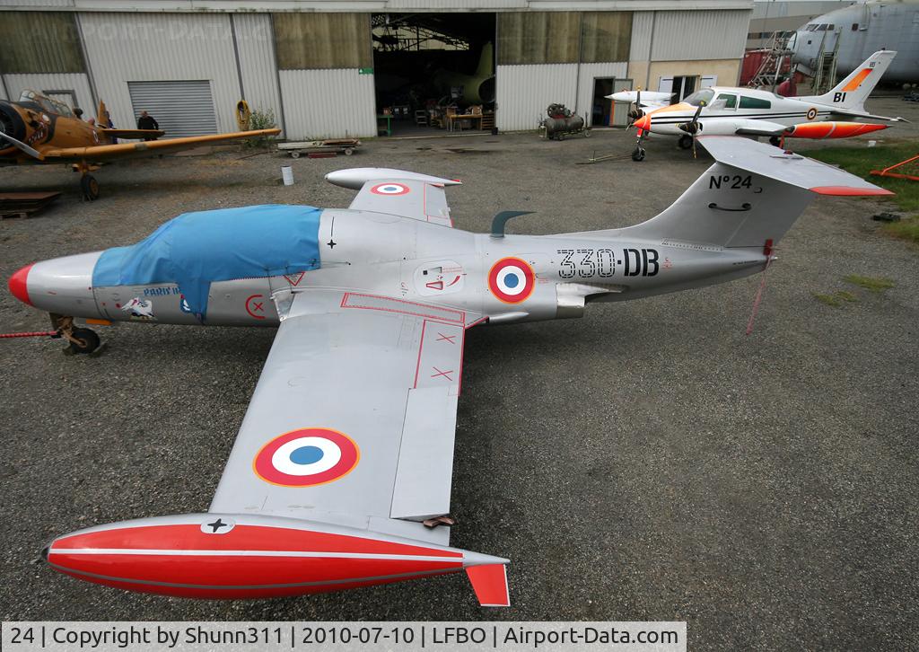 24, 1958 Morane-Saulnier MS-760 Paris IR C/N 24, Preserved inside Old Wings Association...