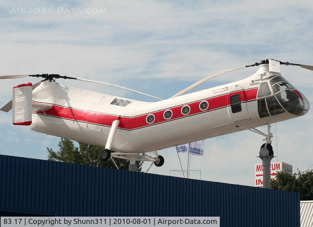 83 17, Vertol H-21C Shawnee C/N WG17, Preserved @ Sinsheim Museum