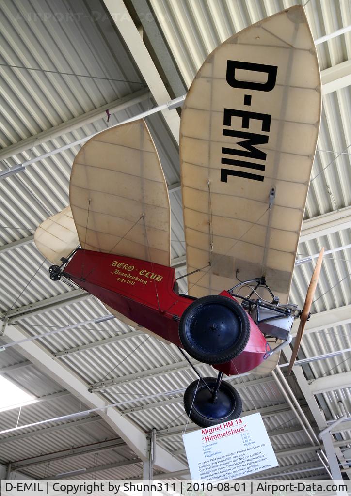 D-EMIL, Mignet HM.14 Pou-du-Ciel C/N 114, Preserved @ Sinsheim Museum...