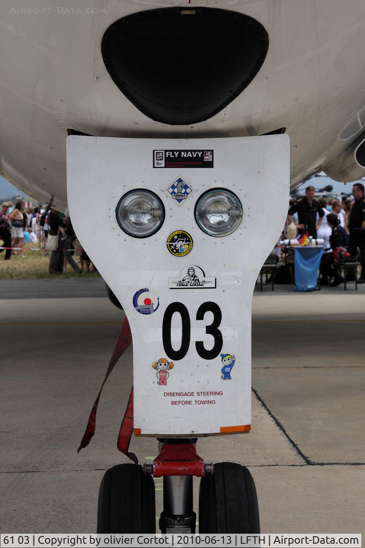61 03, Breguet BR-1150 Elint C/N 6, French aeronavale 100th anniversary airshow