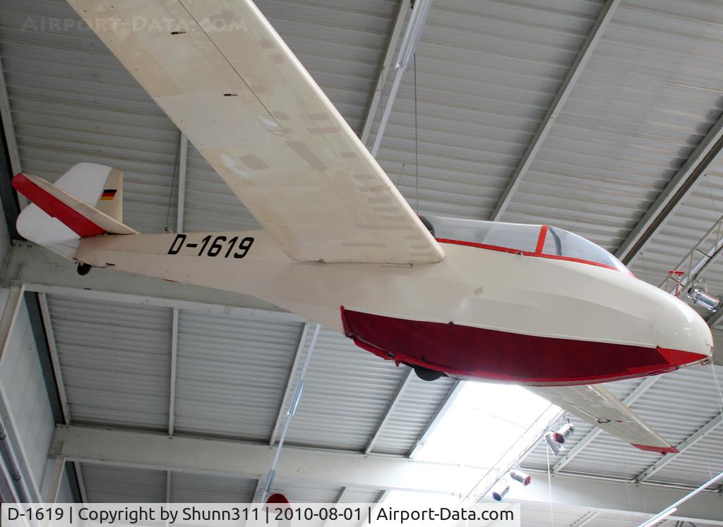 D-1619, 1956 Scheibe Bergfalke II/55 C/N 374, Scheibe Bergfalke II/55 preserved @ Sinsheim Museum...