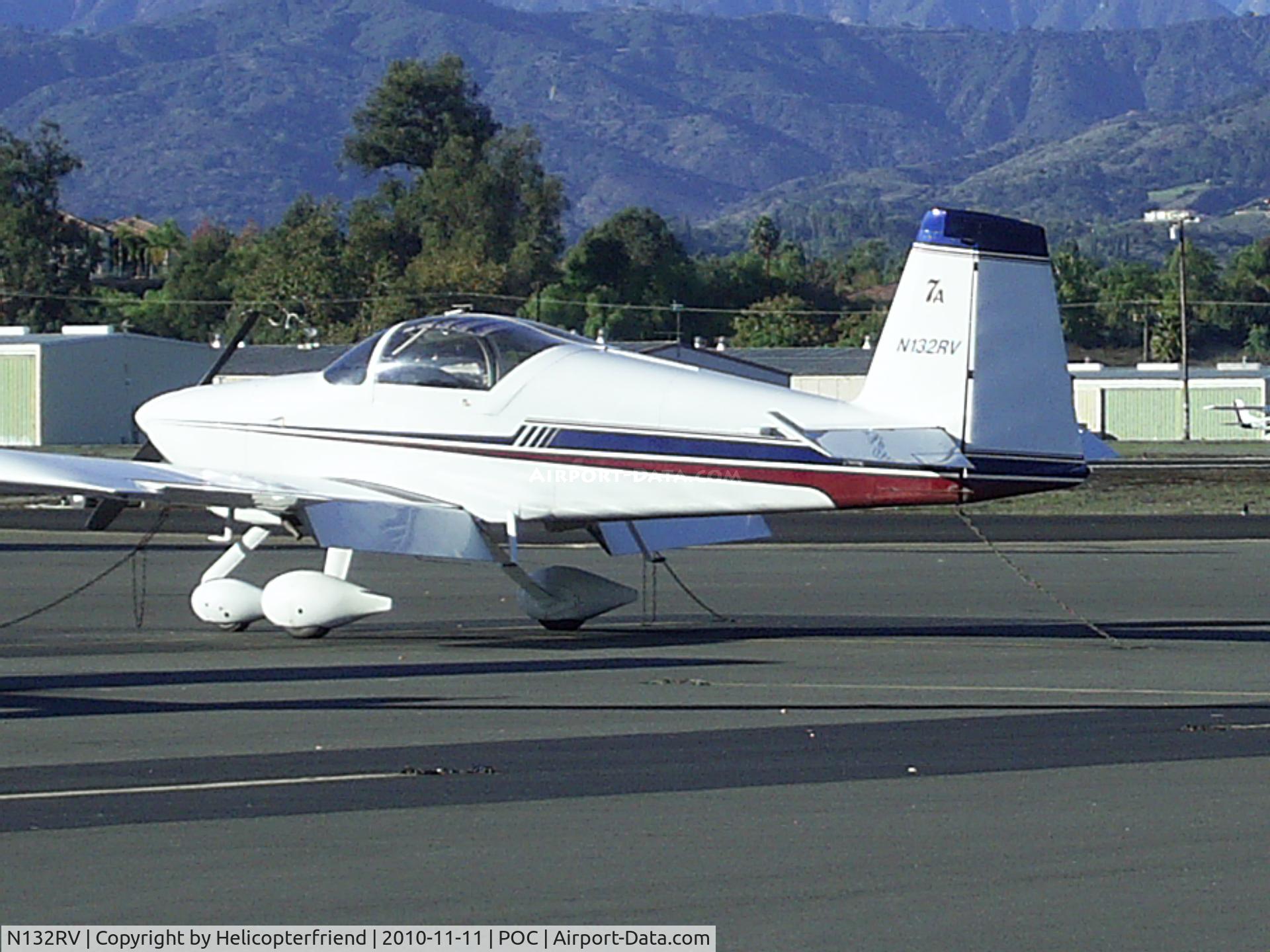 N132RV, 2003 Vans RV-7A C/N 70141, Parked in transient parking