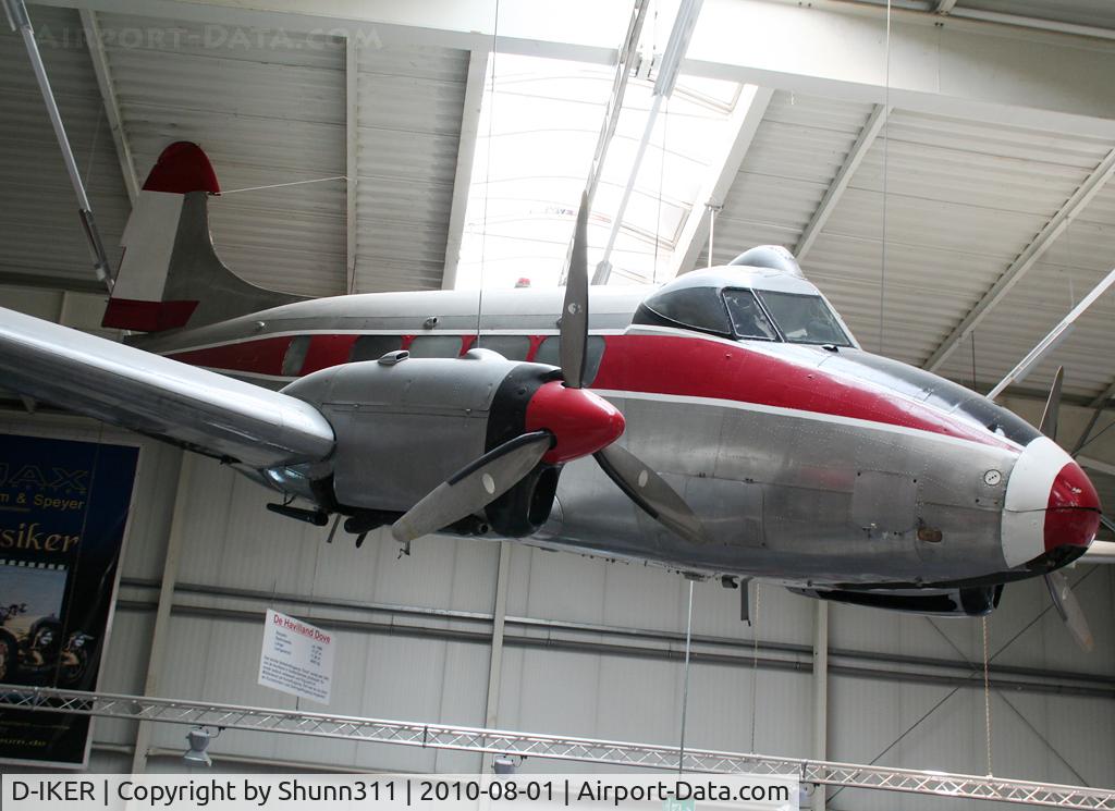 D-IKER, De Havilland DH-104 Dove 5 C/N 04530, C/n 04530 - DH-104 Dove preserved @ Sinsheim Museum