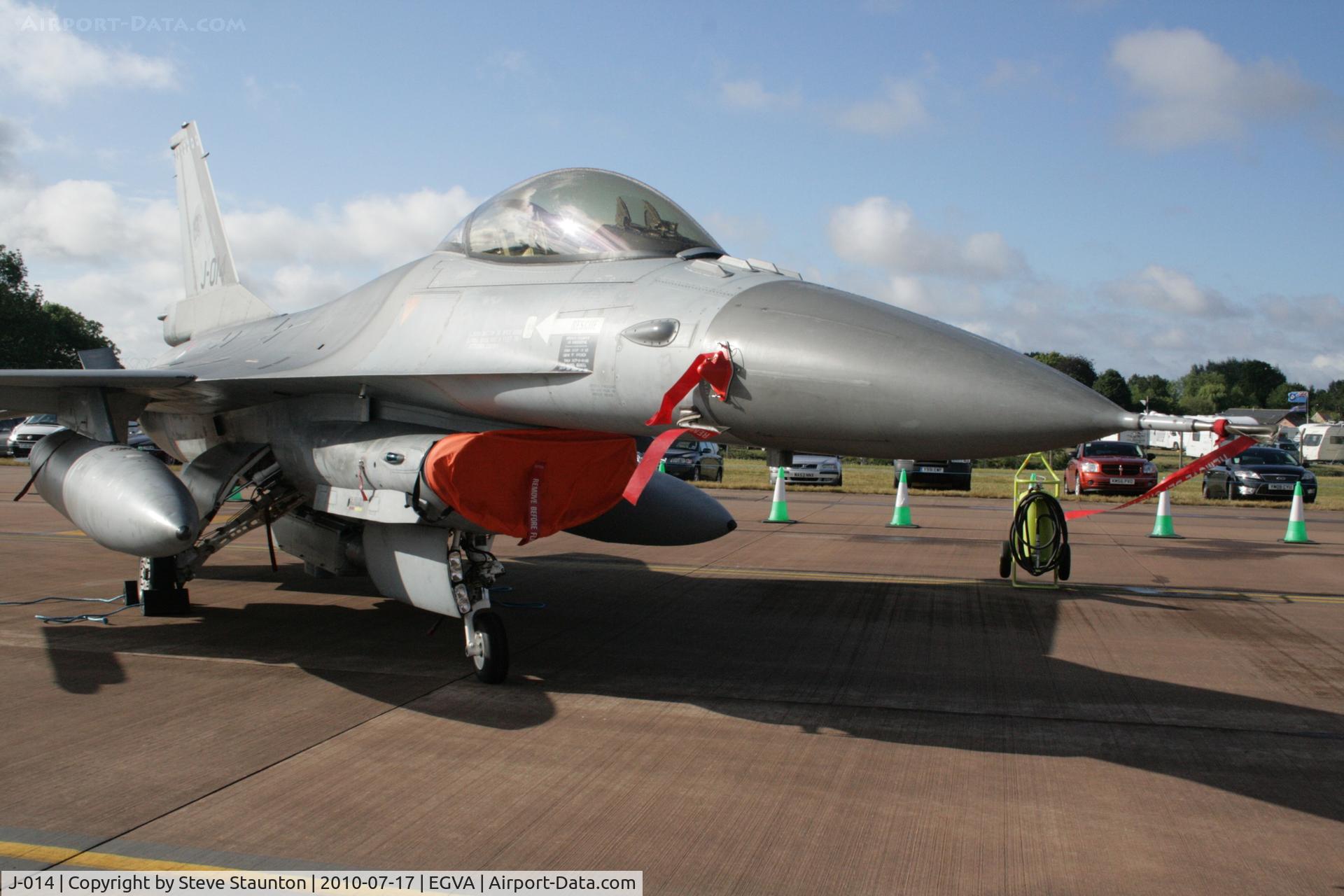 J-014, Fokker F-16AM Fighting Falcon C/N 6D-170, Taken at the Royal International Air Tattoo 2010