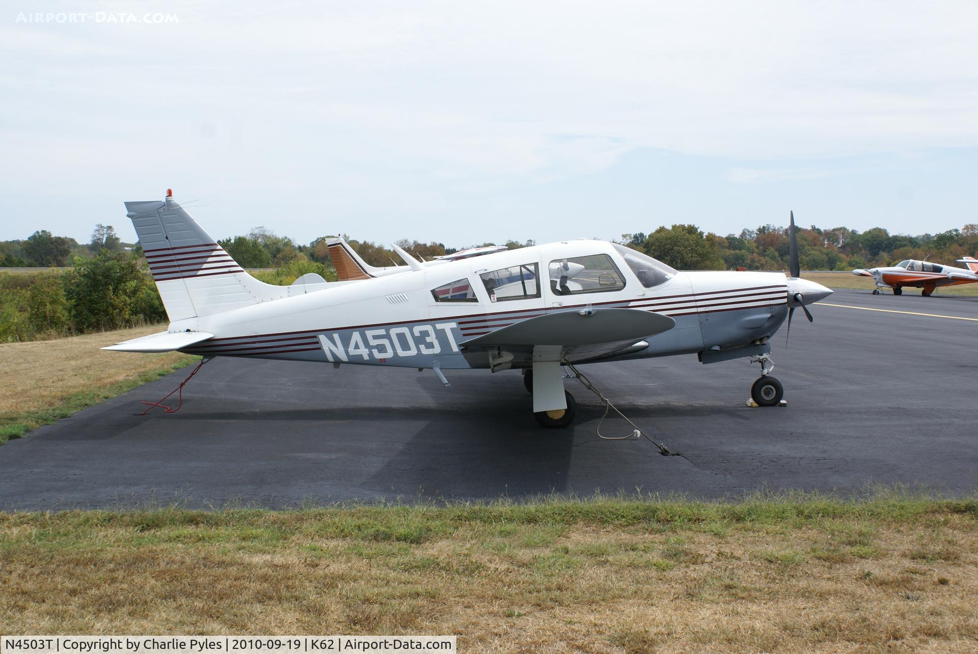 N4503T, 1972 Piper PA-28R-200 C/N 28R-7235059, At Falmouth, Kentucky Gene Snyder Airport down from Northern KY possibly KCVG but not many private a/c based there anymore.