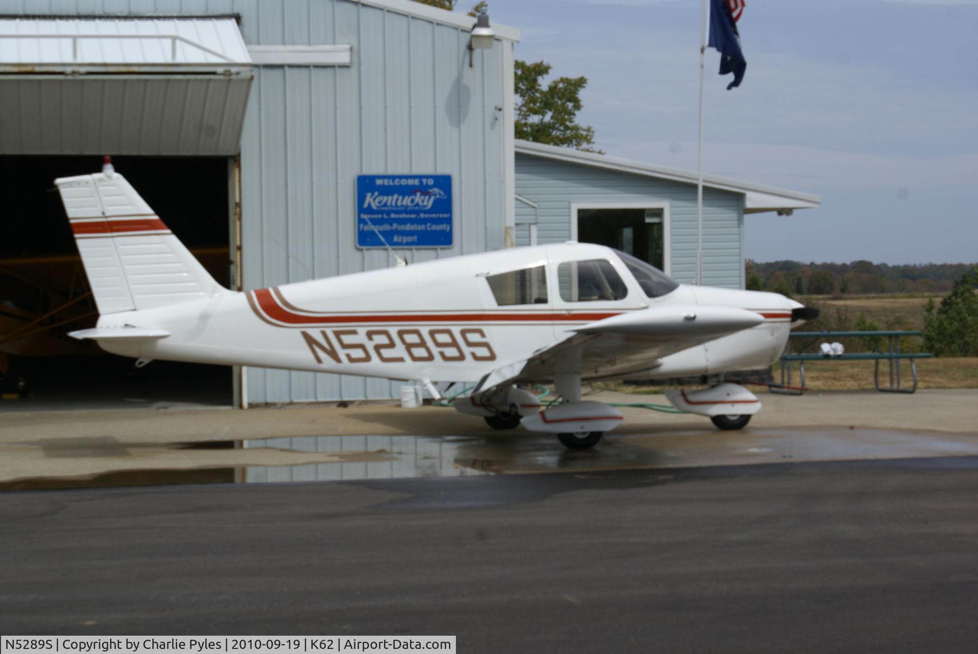 N5289S, 1970 Piper PA-28-140 C/N 28-26945, At Falmouth, Kentucky Gene Snyder Airport. One of our based airplanes.