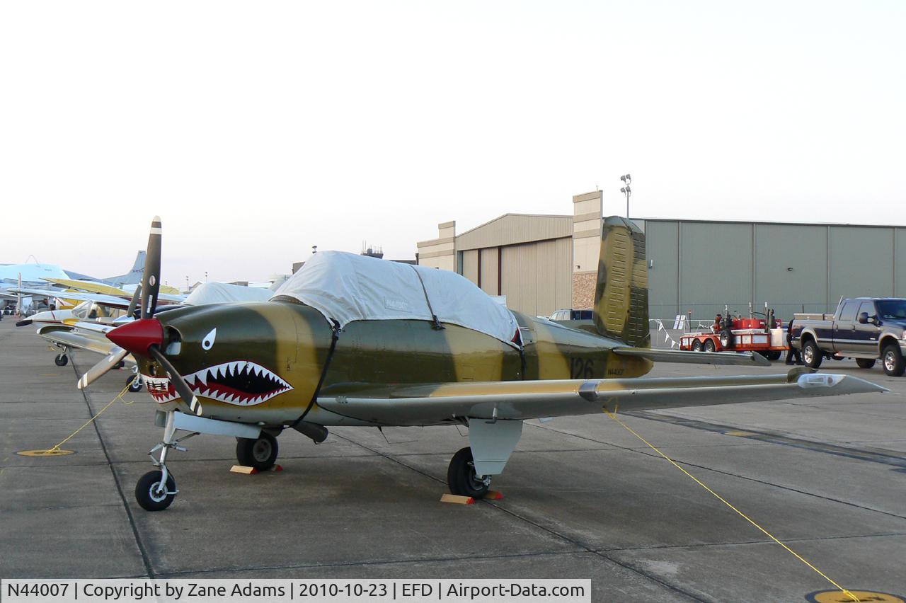 N44007, 1953 Beech T-34A (A45) Mentor Mentor C/N G-126, At the 2010 Wings Over Houston Airshow