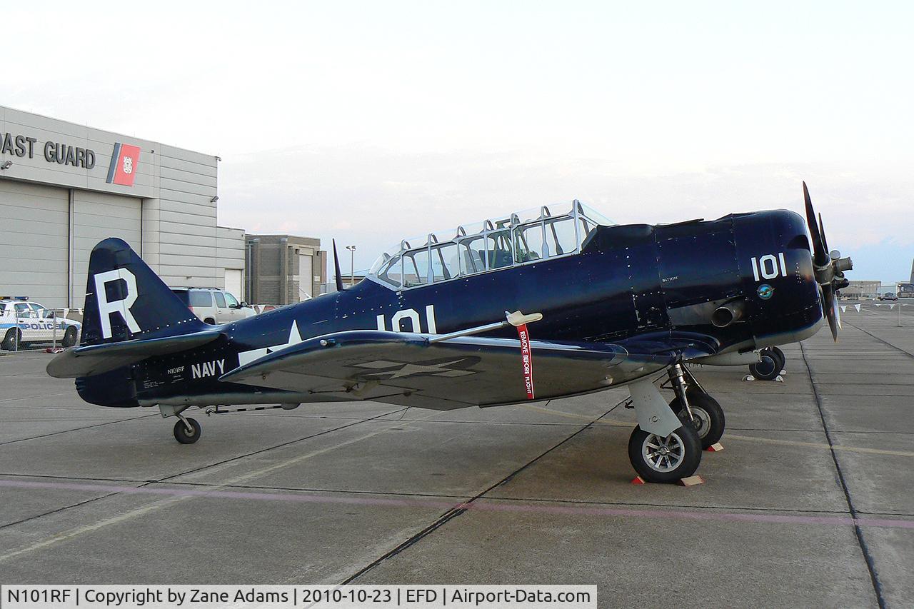 N101RF, 1942 North American SNJ-5 Texan Texan C/N 90649, At the 2010 Wings Over Houston Airshow
