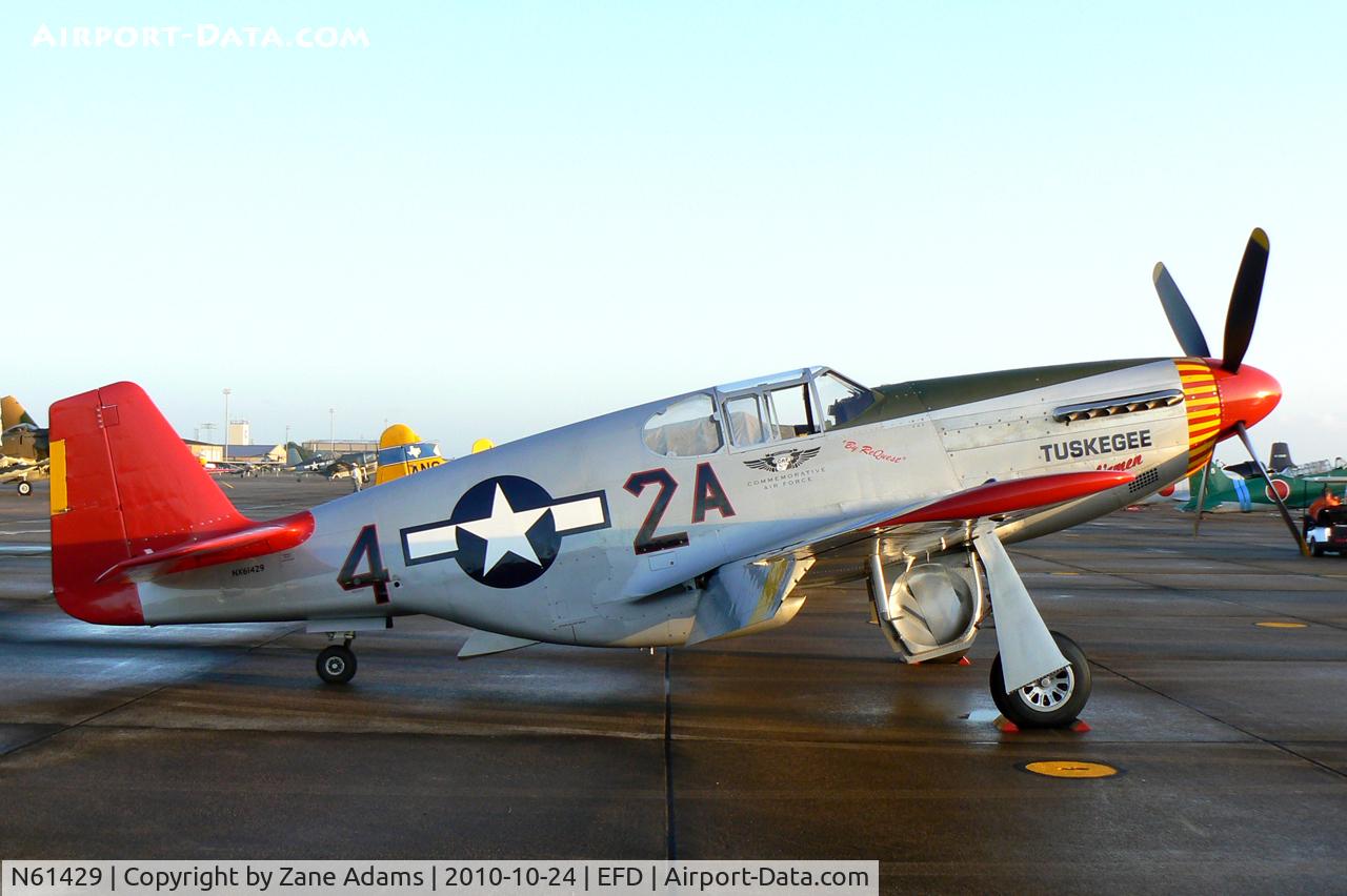N61429, 1942 North American P-51C Mustang C/N 103-26199, CAF P-51C At the 2010 Wings Over Houston Airshow