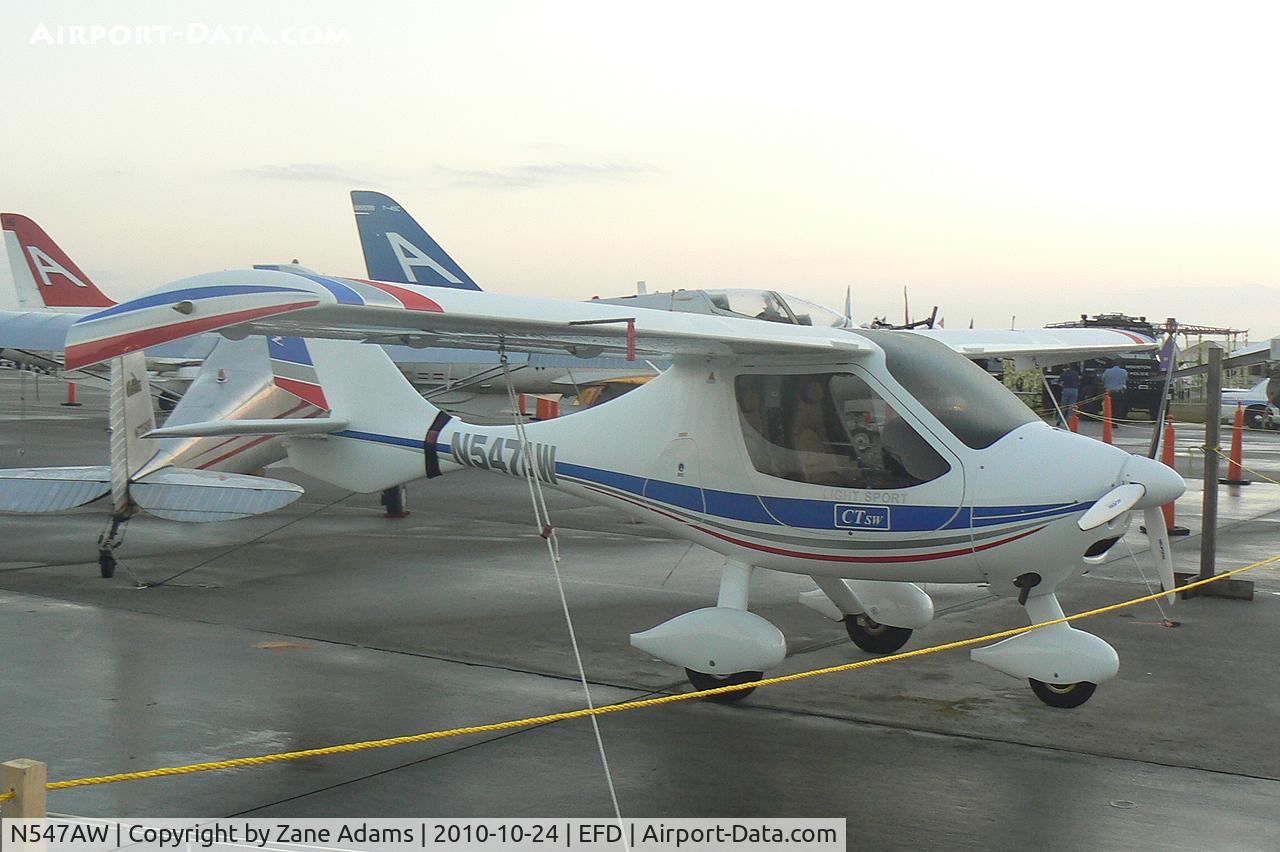 N547AW, 2006 Flight Design CTSW C/N 06-10-08, At the 2010 Wings Over Houston Airshow