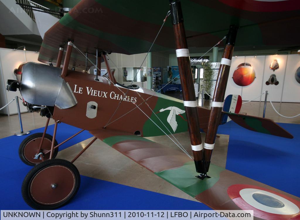 UNKNOWN, Miscellaneous Various C/N unknown, Nieuport 11 replica exhibited inside the Old Terminal during special week-end for child...