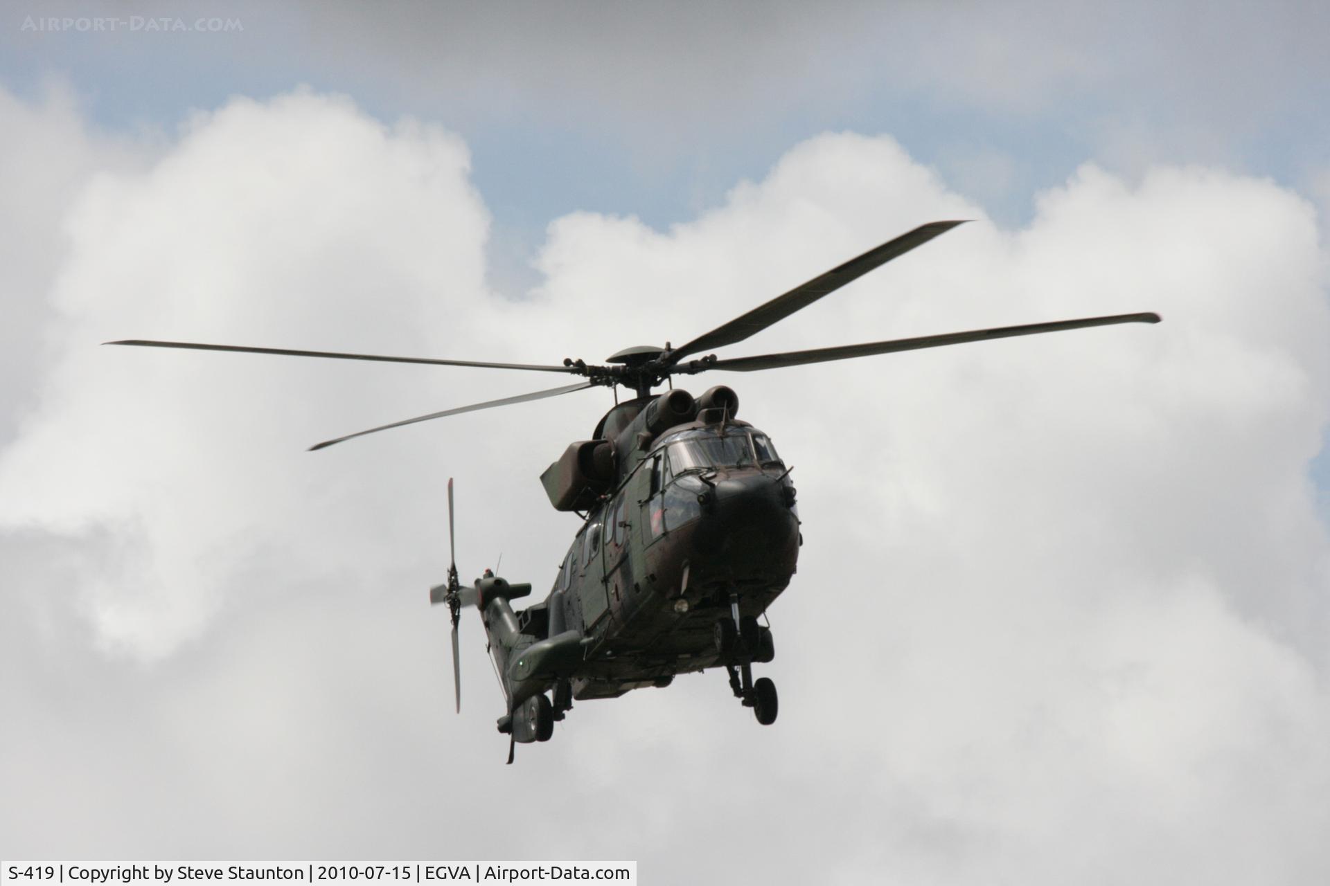 S-419, Eurocopter AS-532U2 Cougar C/N 2419, Taken at the Royal International Air Tattoo 2010